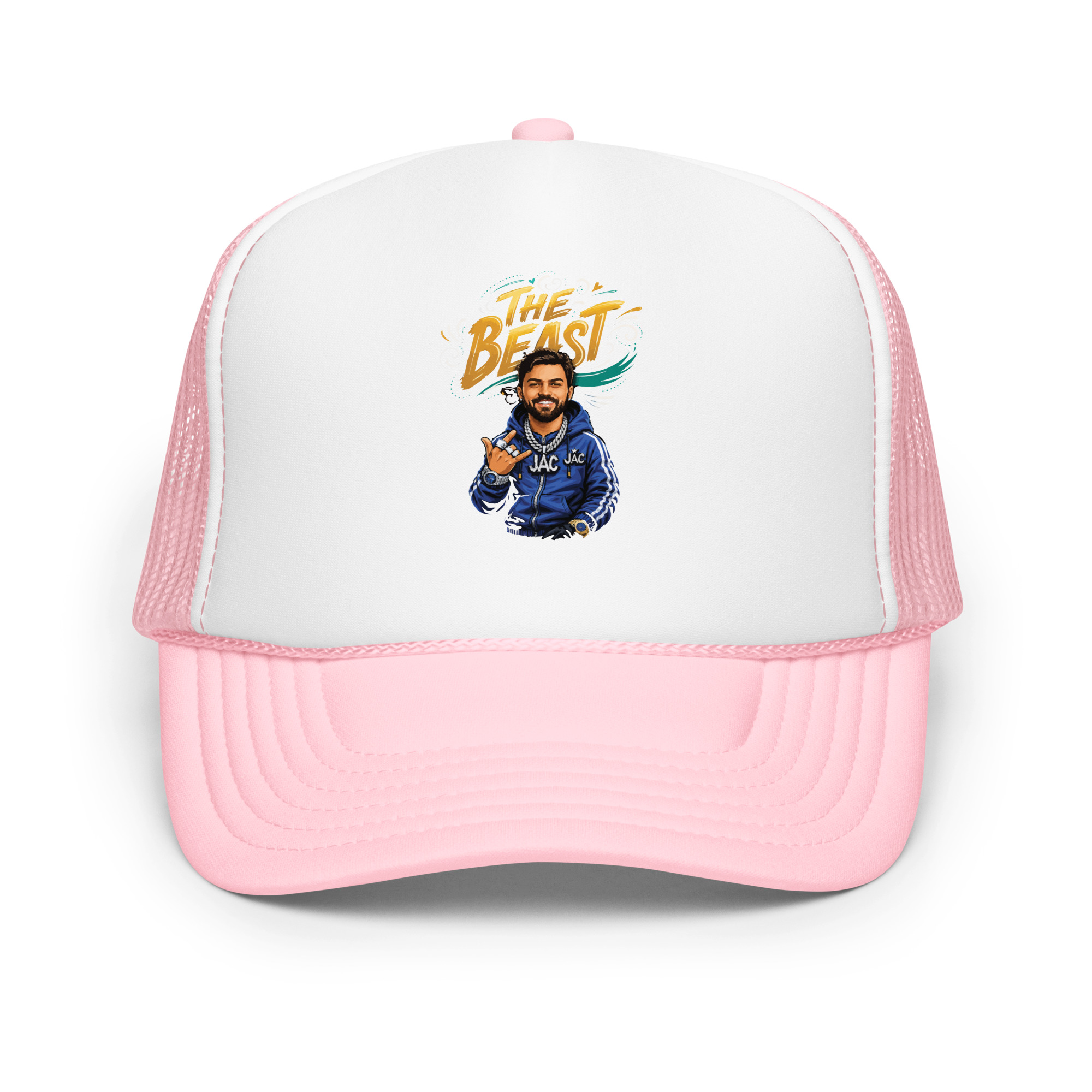 Rapper your photo Foam Trucker Hat | P2009202602F | 0208202601 - Image 11