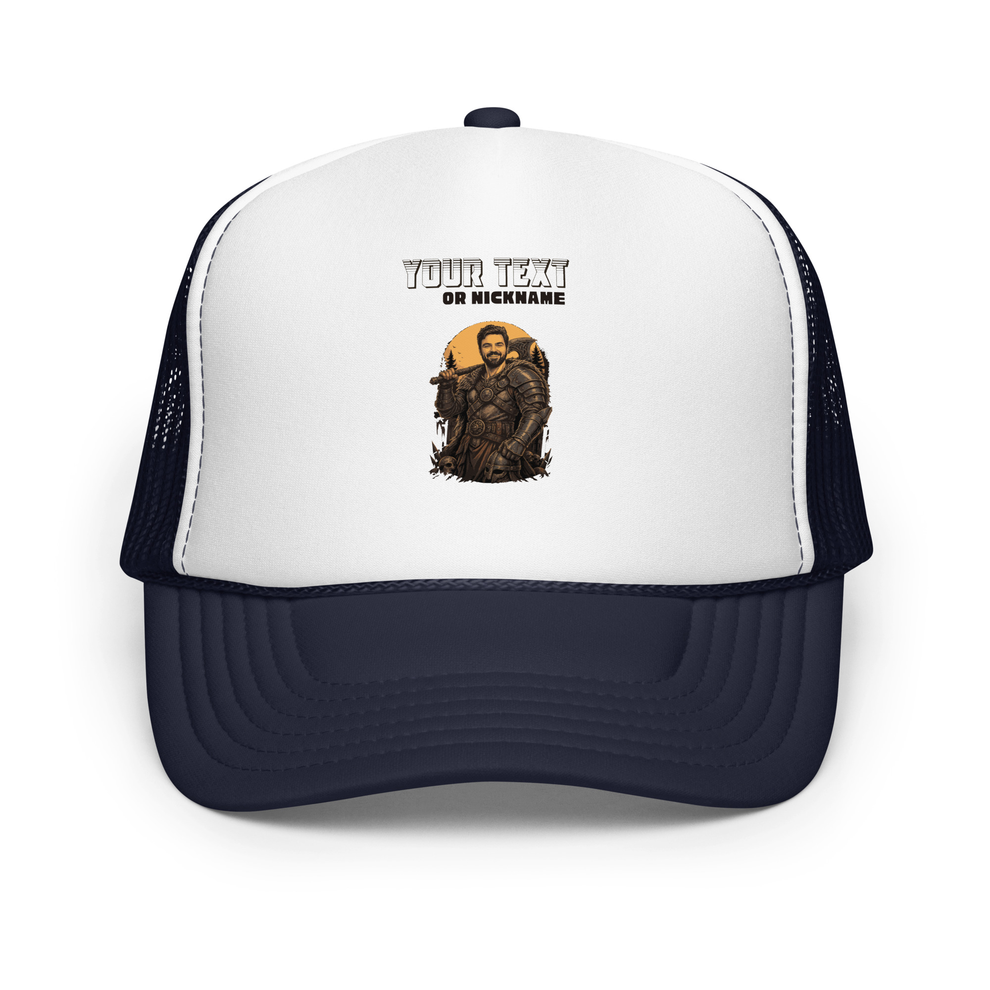 Medieval Warrior Foam Trucker Hat | P2009202602F | 1808202601 - Image 6