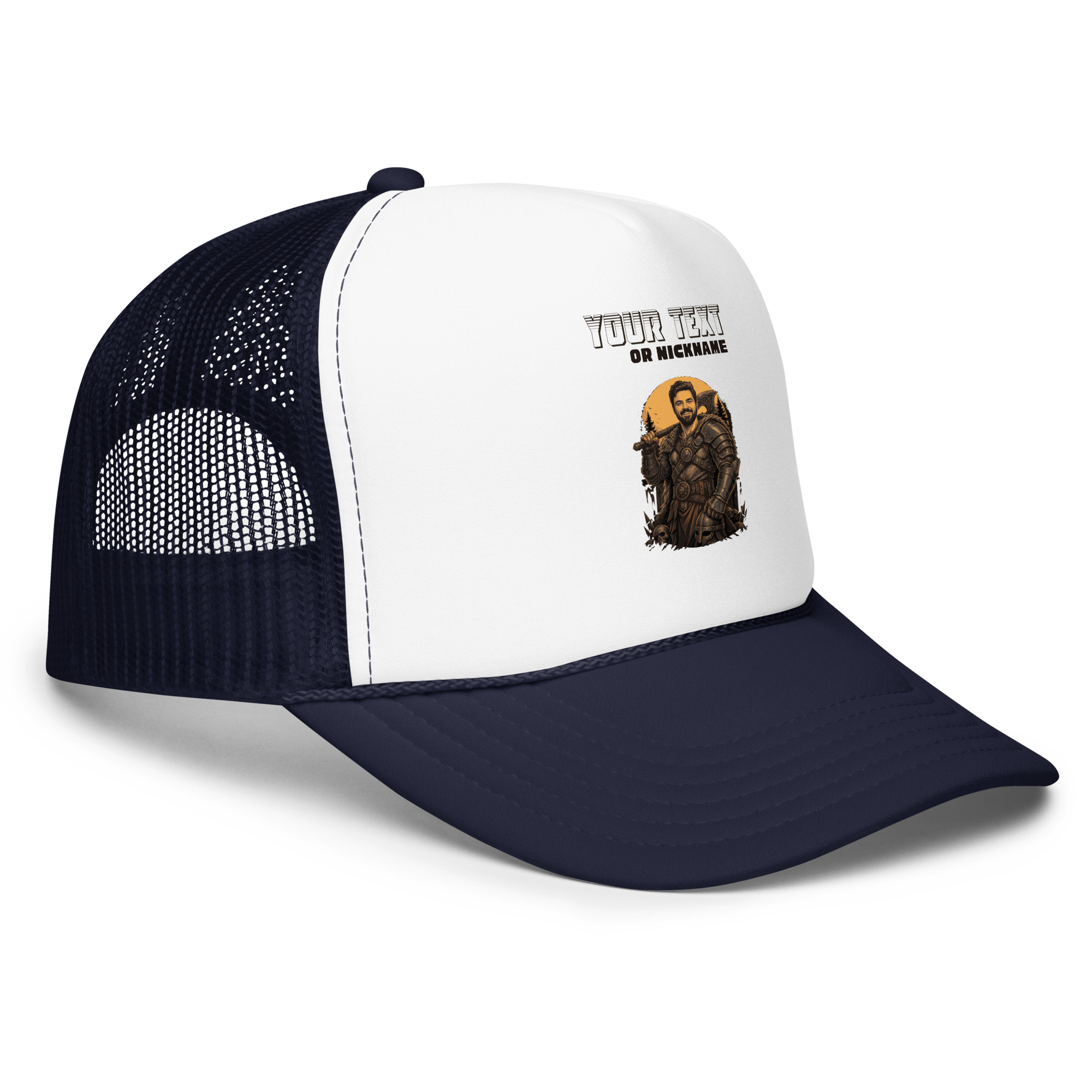 Medieval Warrior Foam Trucker Hat | P2009202602F | 1808202601 - Image 7