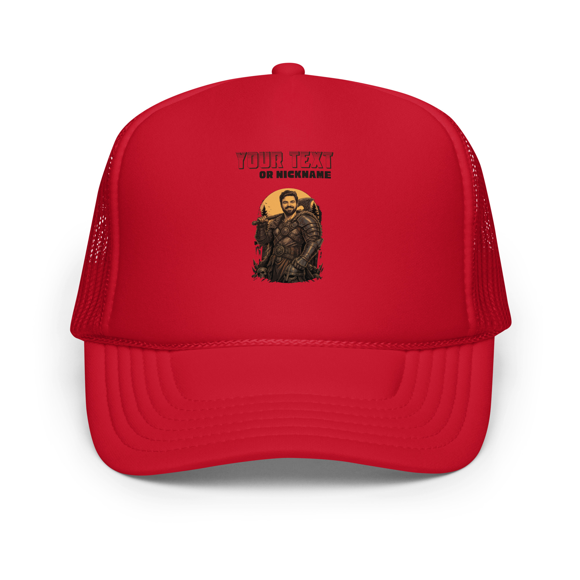 Medieval Warrior Foam Trucker Hat | P2009202602F | 1808202601 - Image 10