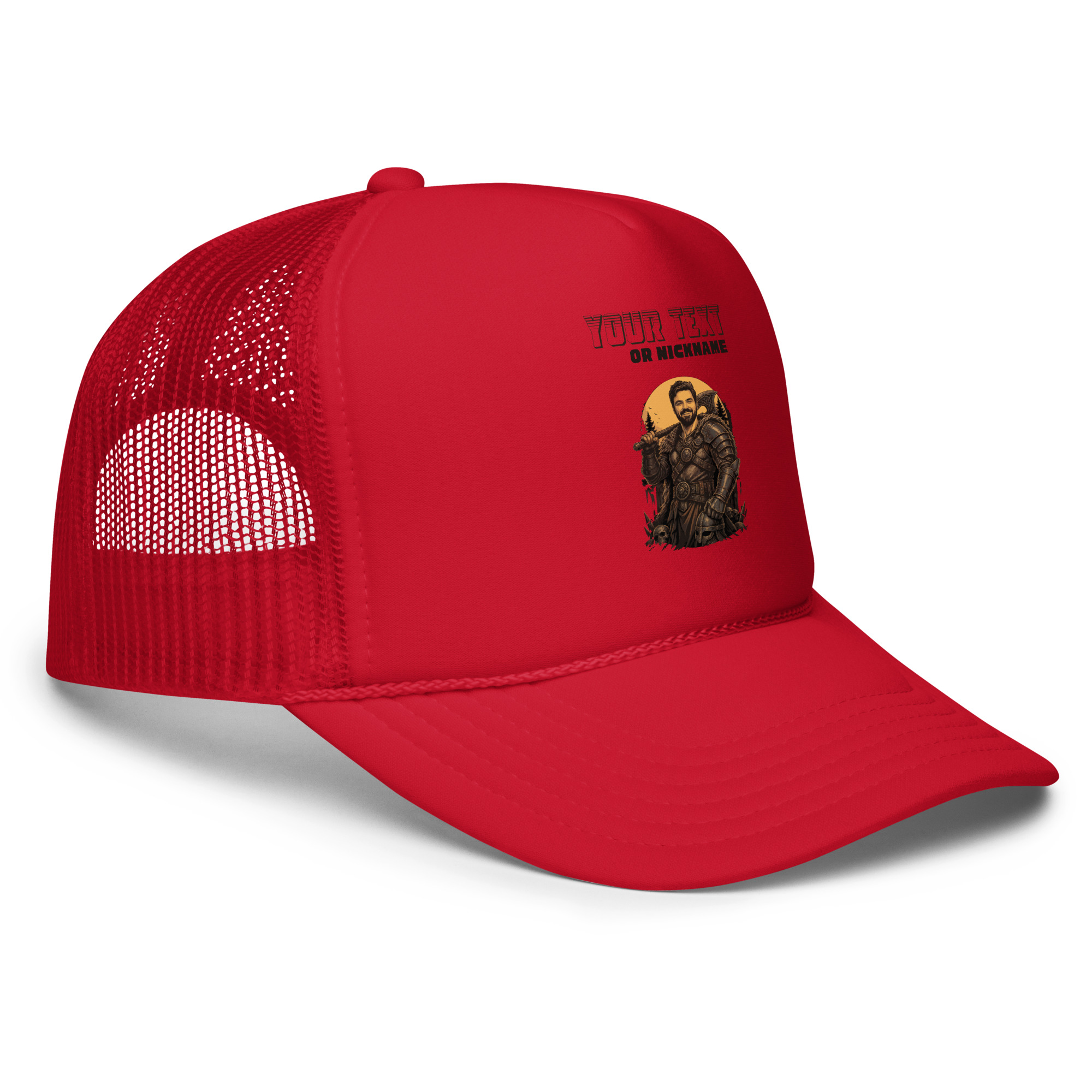 Medieval Warrior Foam Trucker Hat | P2009202602F | 1808202601 - Image 11