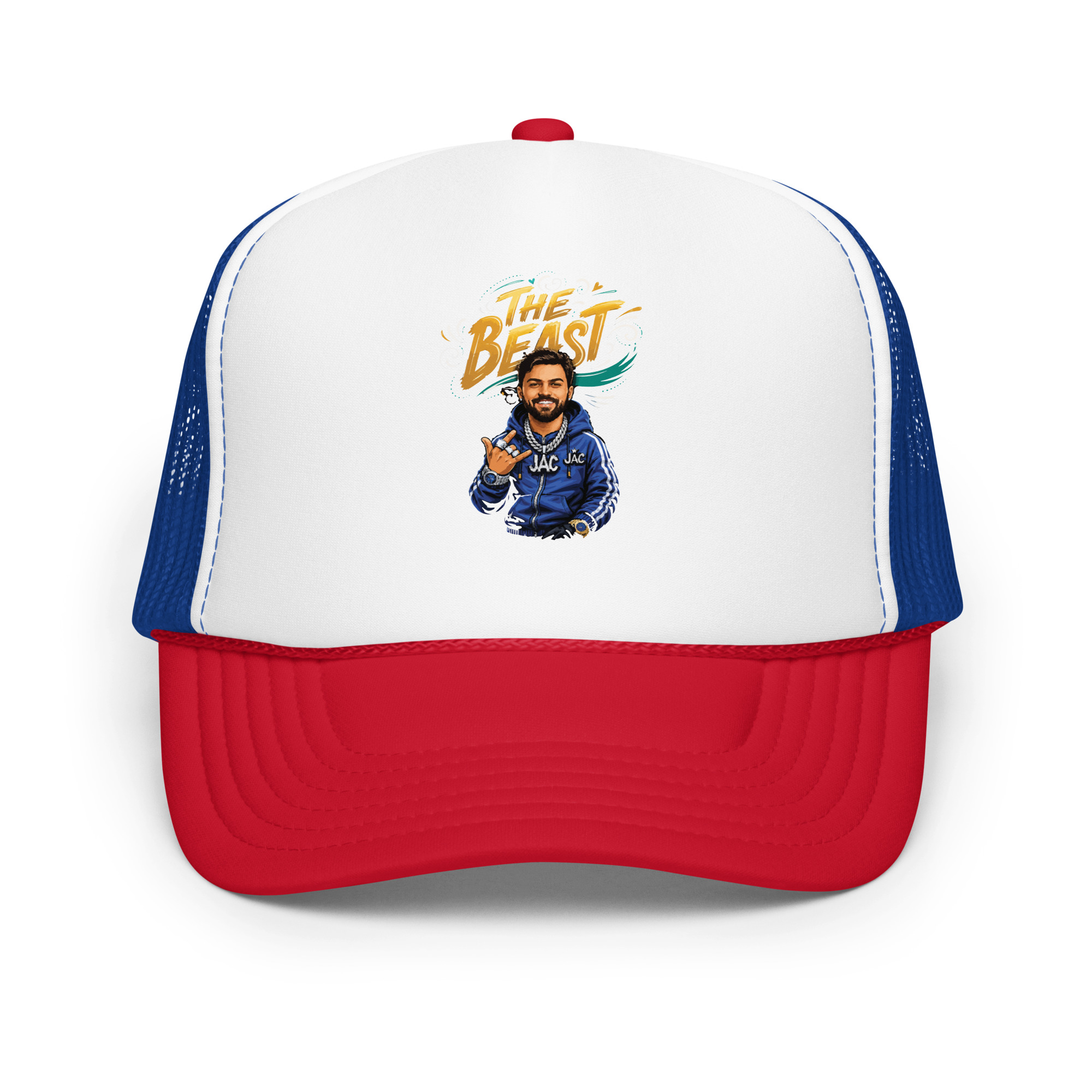 Rapper your photo Foam Trucker Hat | P2009202602F | 0208202601 - Image 13