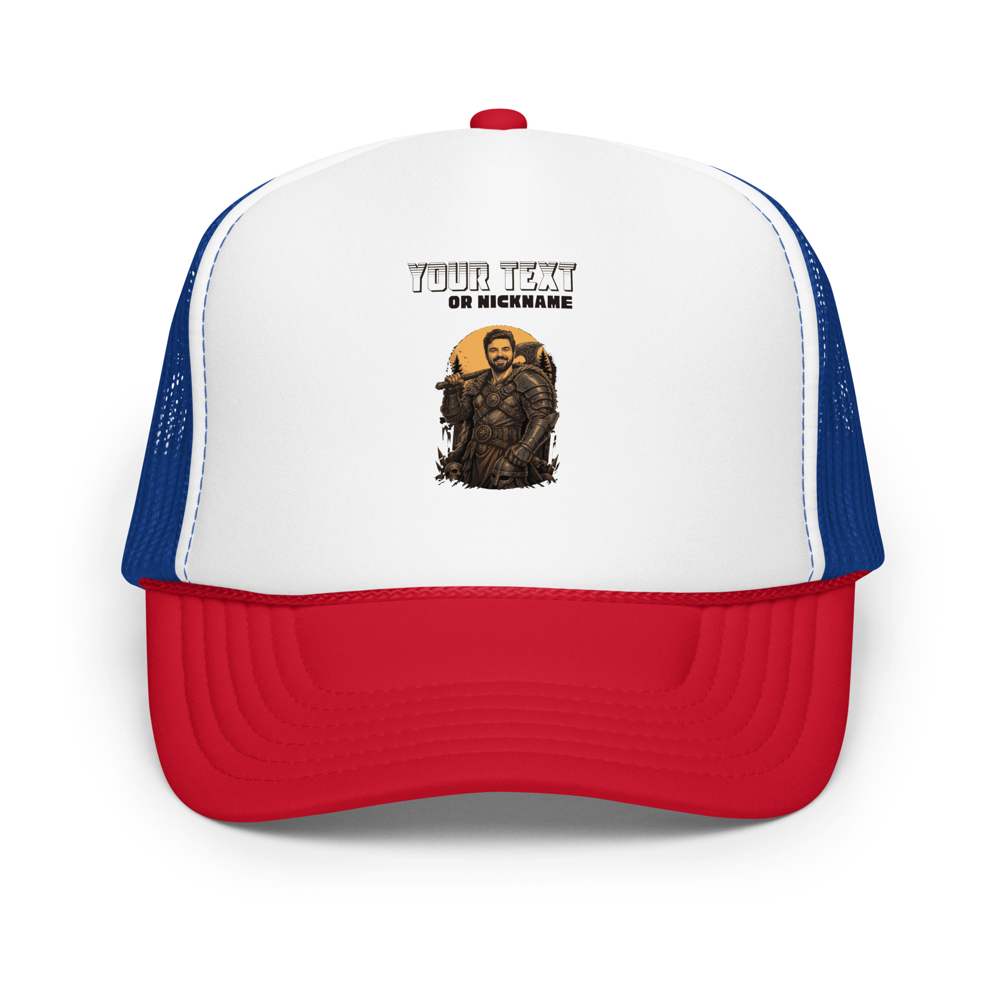 Medieval Warrior Foam Trucker Hat | P2009202602F | 1808202601 - Image 23