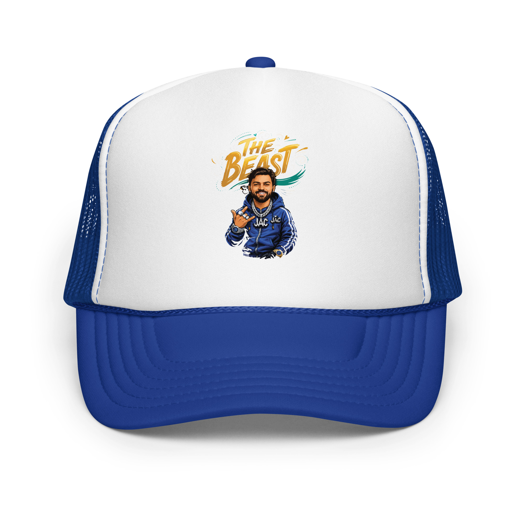 Rapper your photo Foam Trucker Hat | P2009202602F | 0208202601 - Image 7