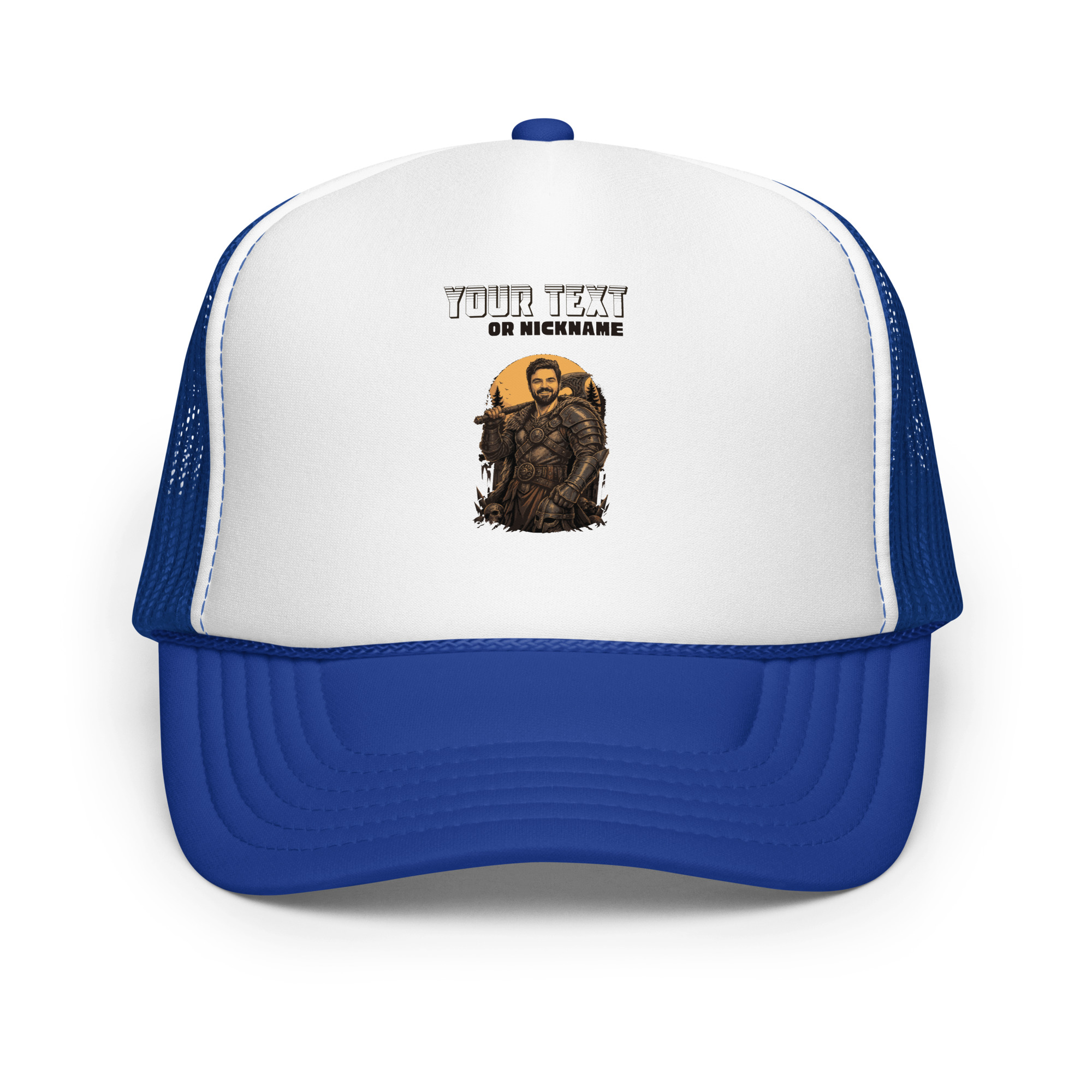 Medieval Warrior Foam Trucker Hat | P2009202602F | 1808202601