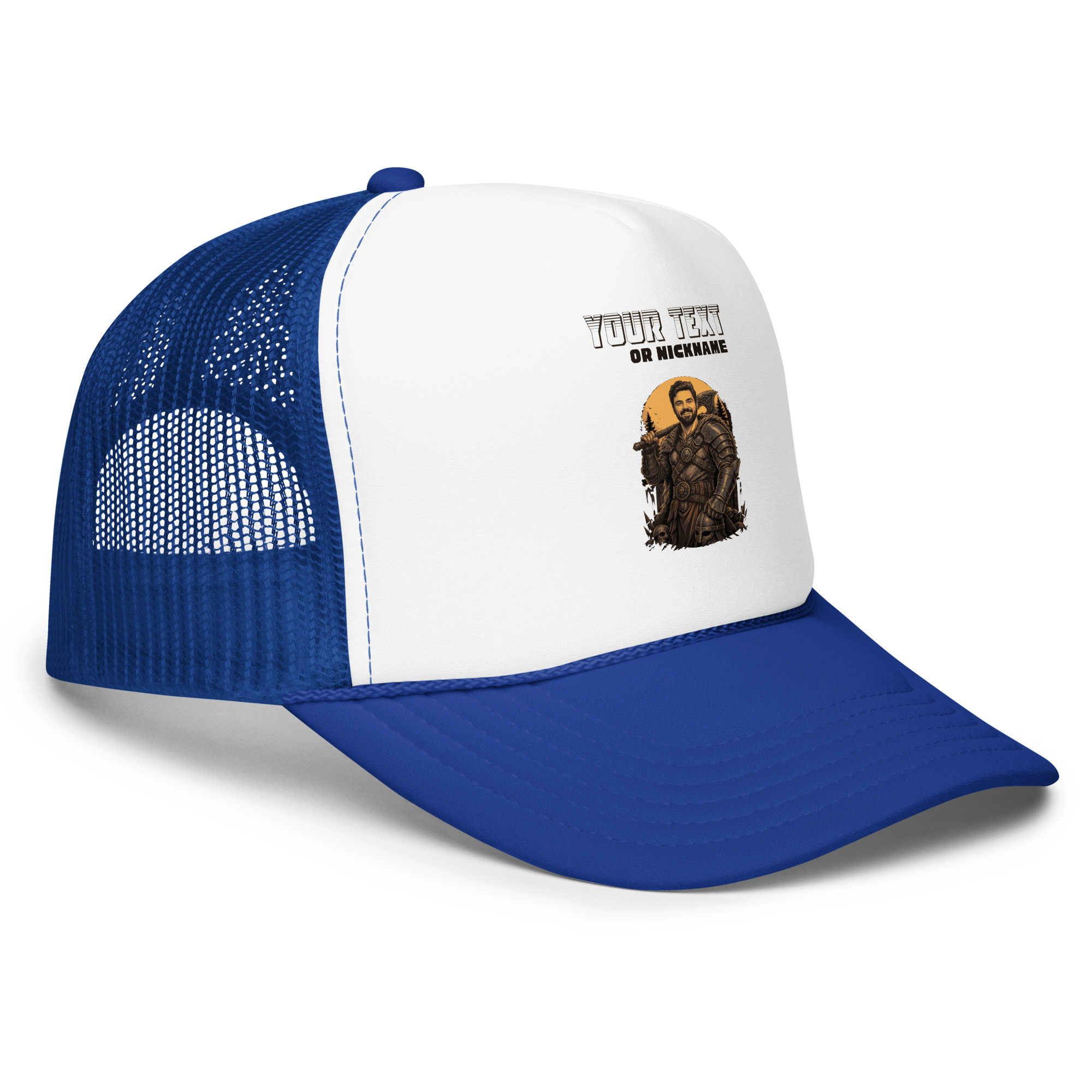 Medieval Warrior Foam Trucker Hat | P2009202602F | 1808202601 - Image 12
