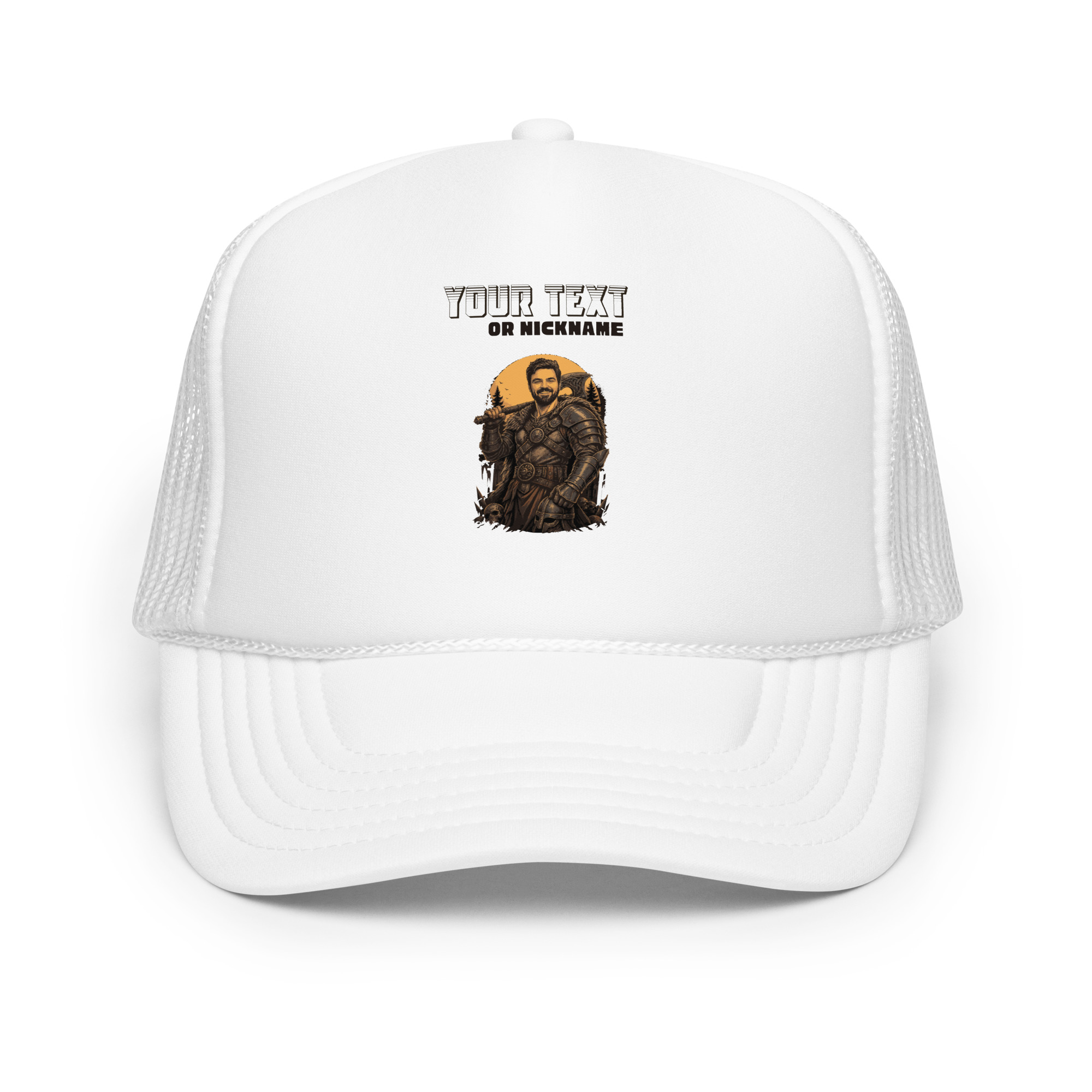 Medieval Warrior Foam Trucker Hat | P2009202602F | 1808202601 - Image 25