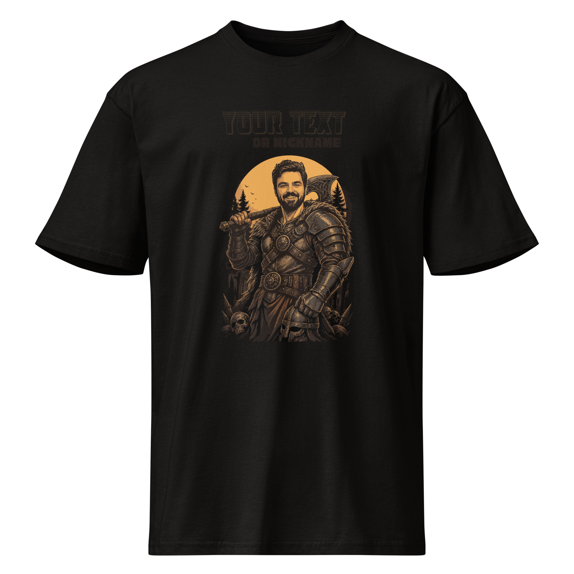 Medieval Warrior Cotton Premium Short Sleeve Tee | P1809202601F | 1808202601 - Image 2