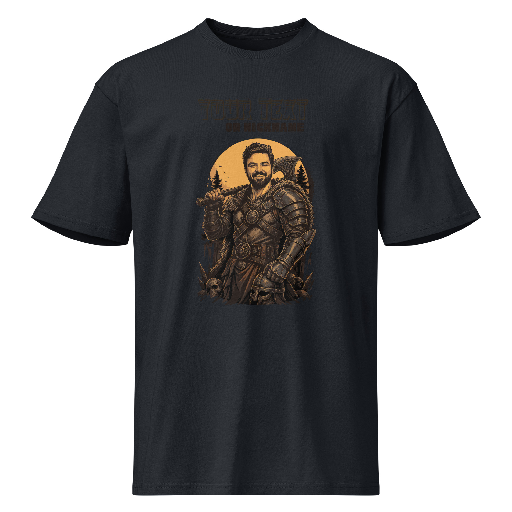 Medieval Warrior Cotton Premium Short Sleeve Tee | P1809202601F | 1808202601 - Image 3