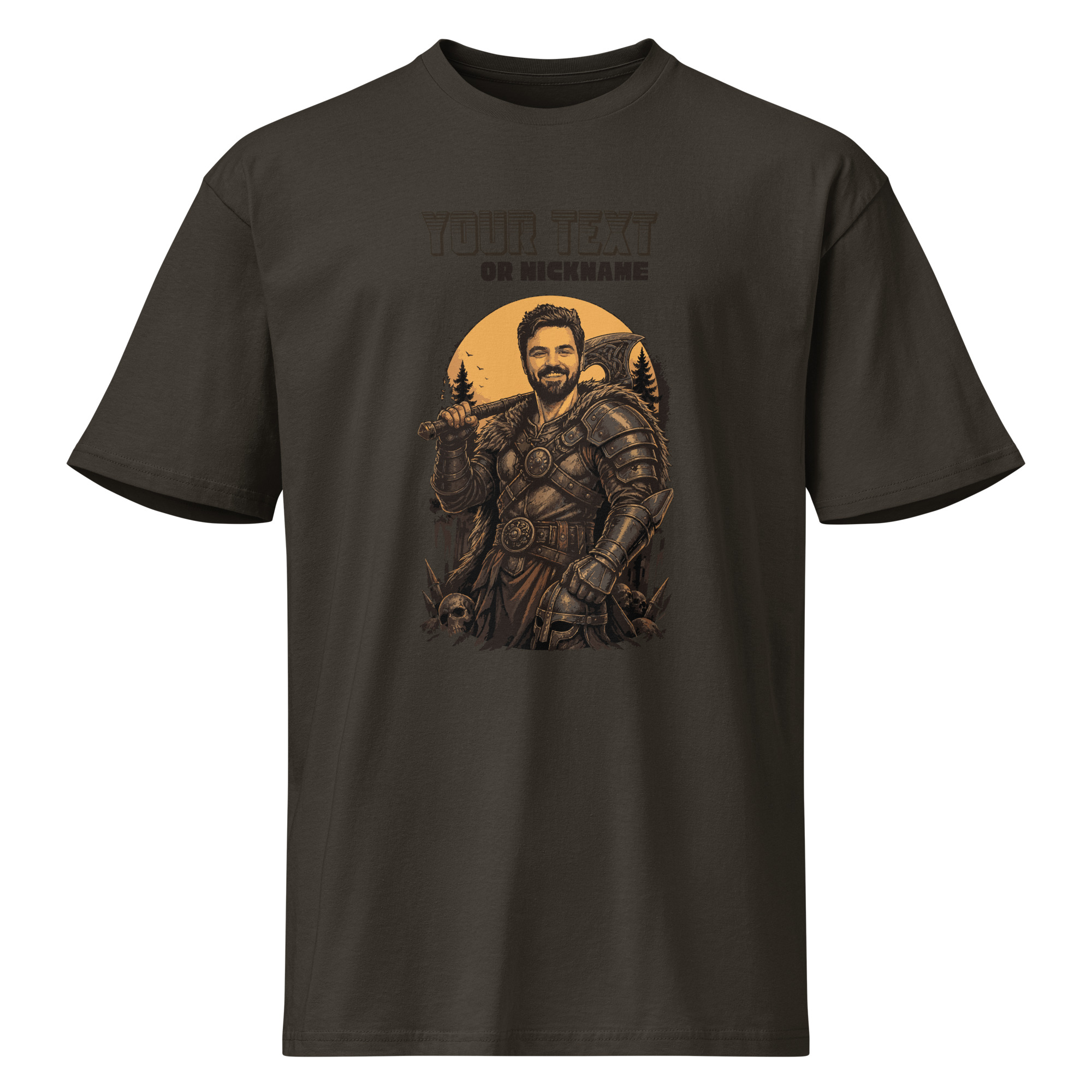 Medieval Warrior Cotton Premium Short Sleeve Tee | P1809202601F | 1808202601 - Image 4