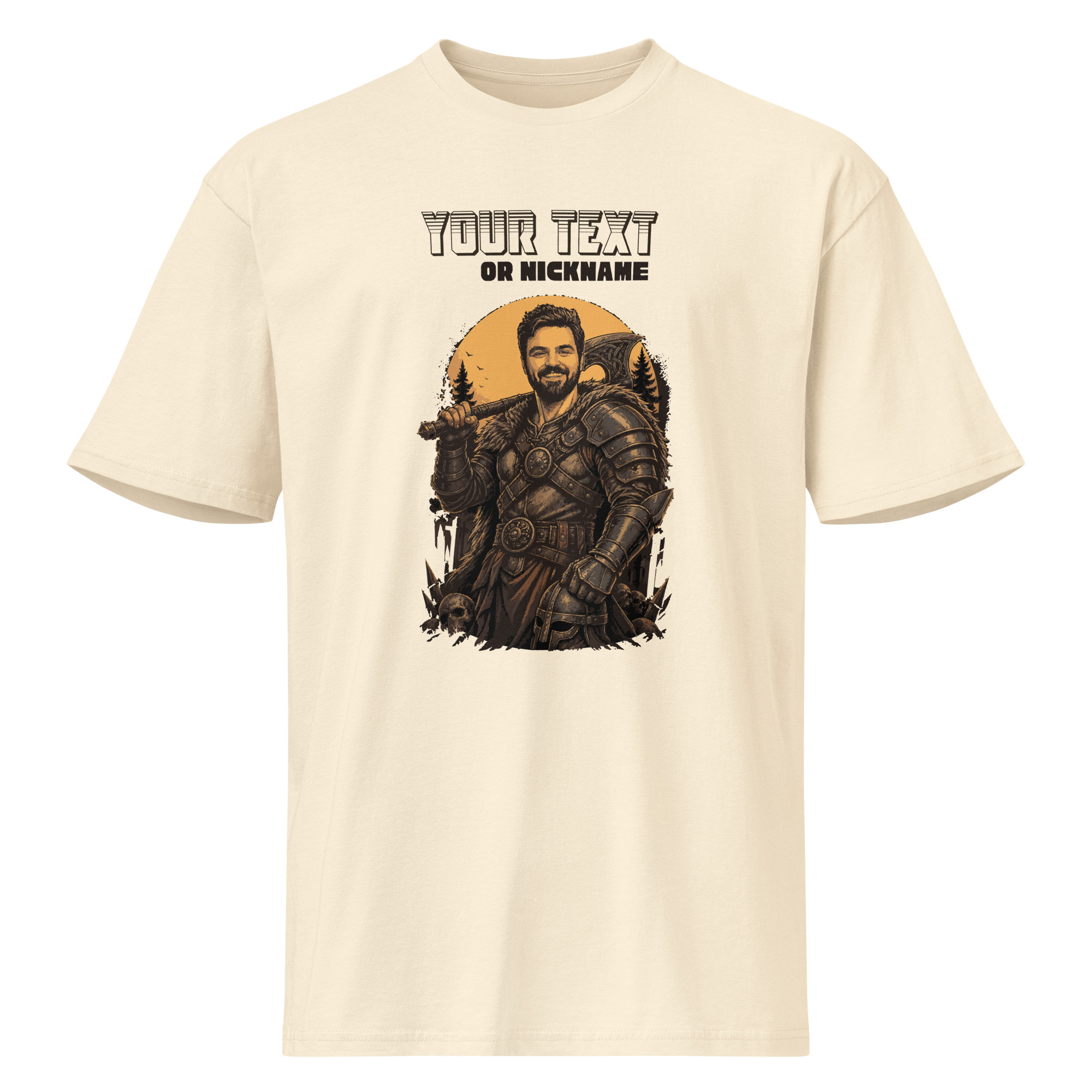 Medieval Warrior Cotton Premium Short Sleeve Tee | P1809202601F | 1808202601