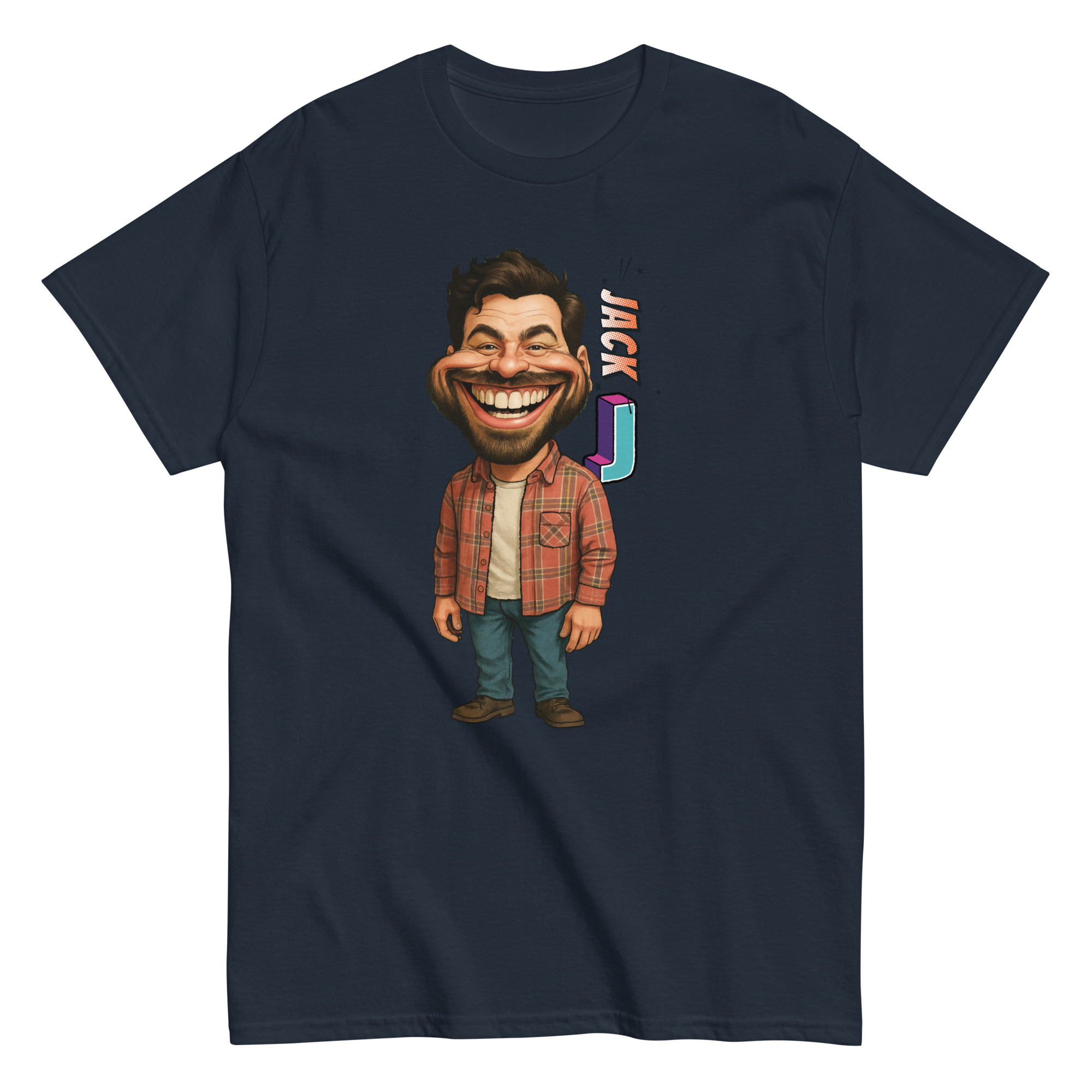 Caricature yourself Classic T-Shirt | P0804202501F | 2509202601B - Image 3