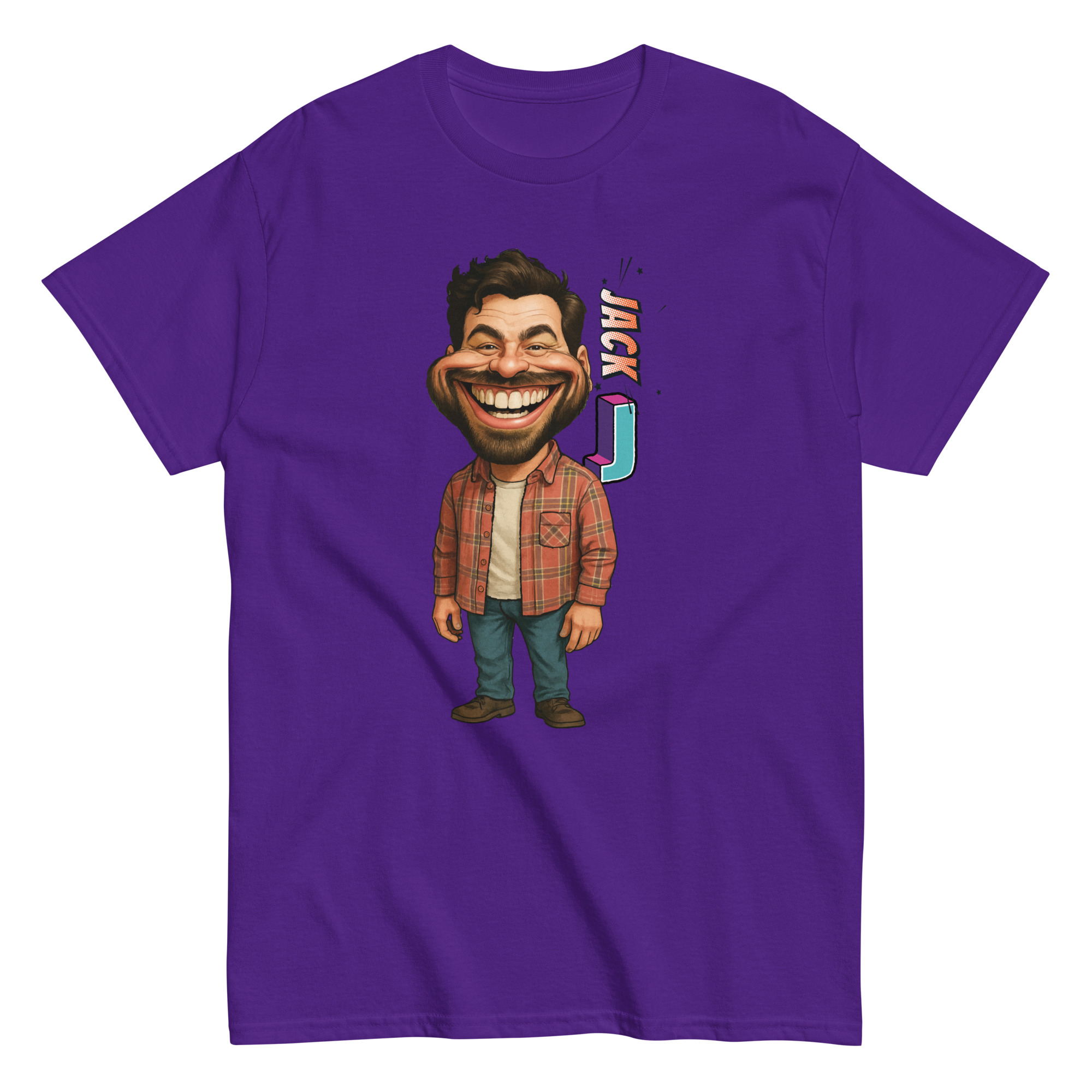 Caricature yourself Classic T-Shirt | P0804202501F | 2509202601B - Image 4