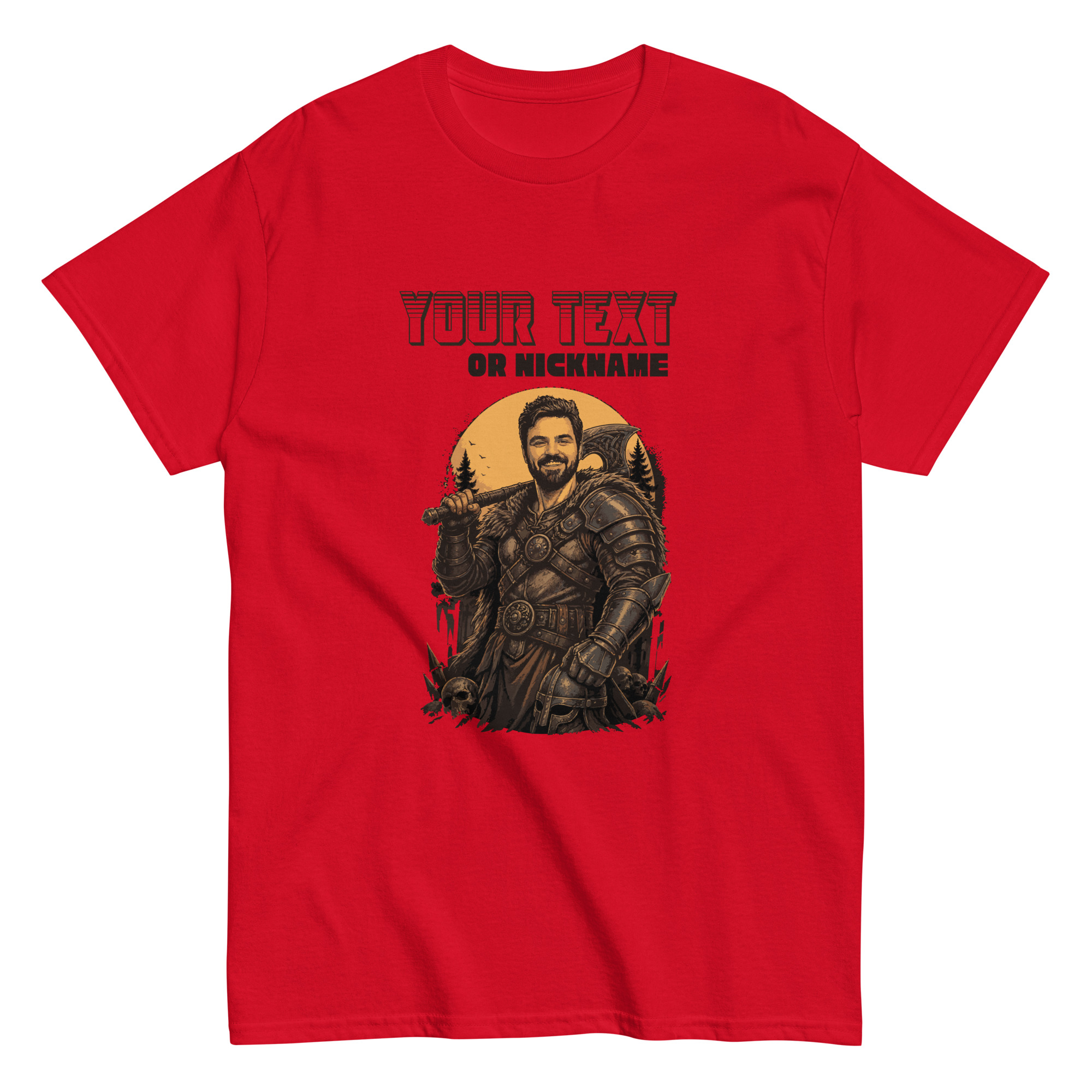 Medieval Warrior Classic T-Shirt | P0804202501F | 1808202601 - Image 4