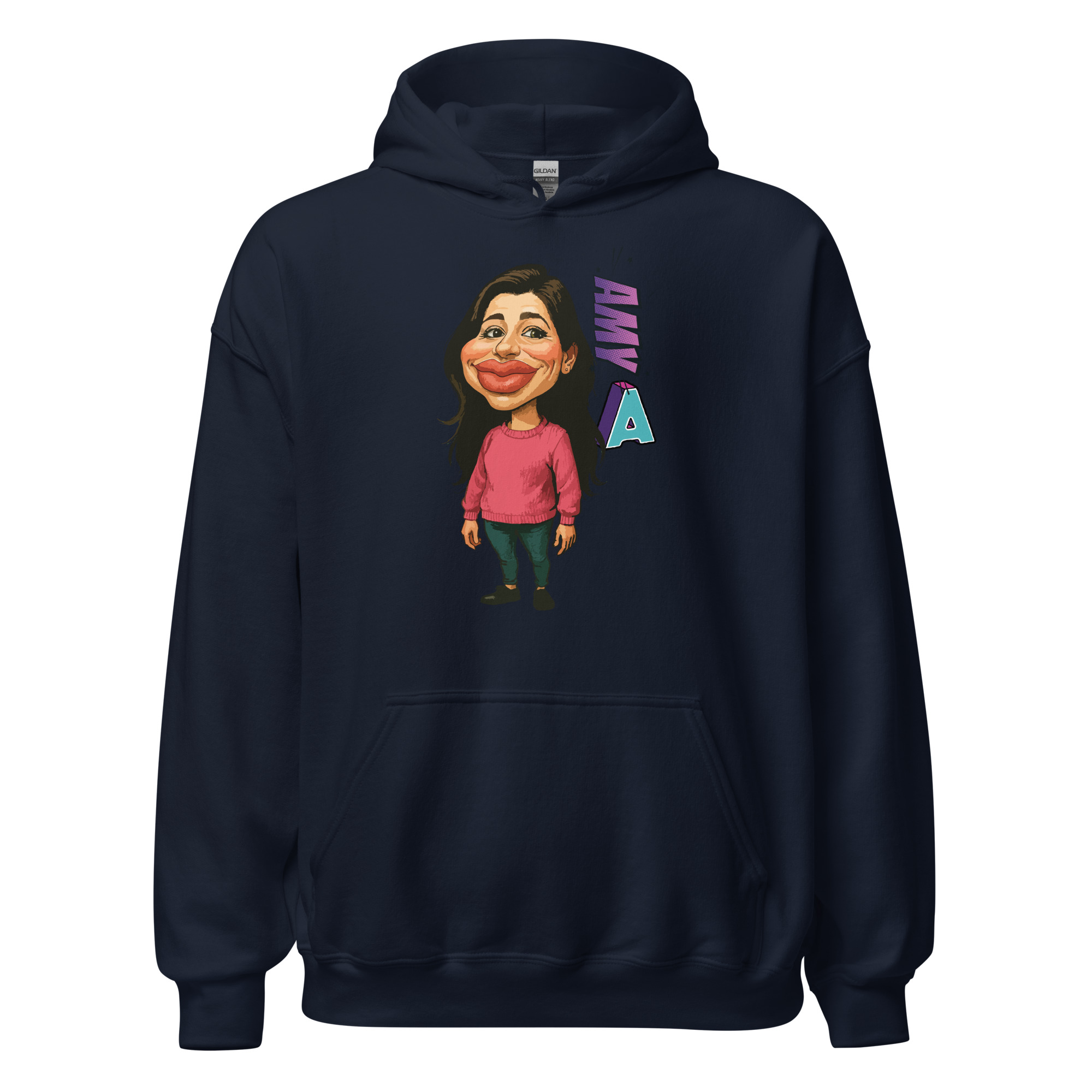 Caricature yourself Heavy Blend Hoodie | P1704202501F | 2509202601B - Image 2