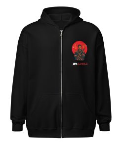 Alternative view of The Angry Samurai Heavy Blend zip Hoodie | P1307202502F | 0715202602