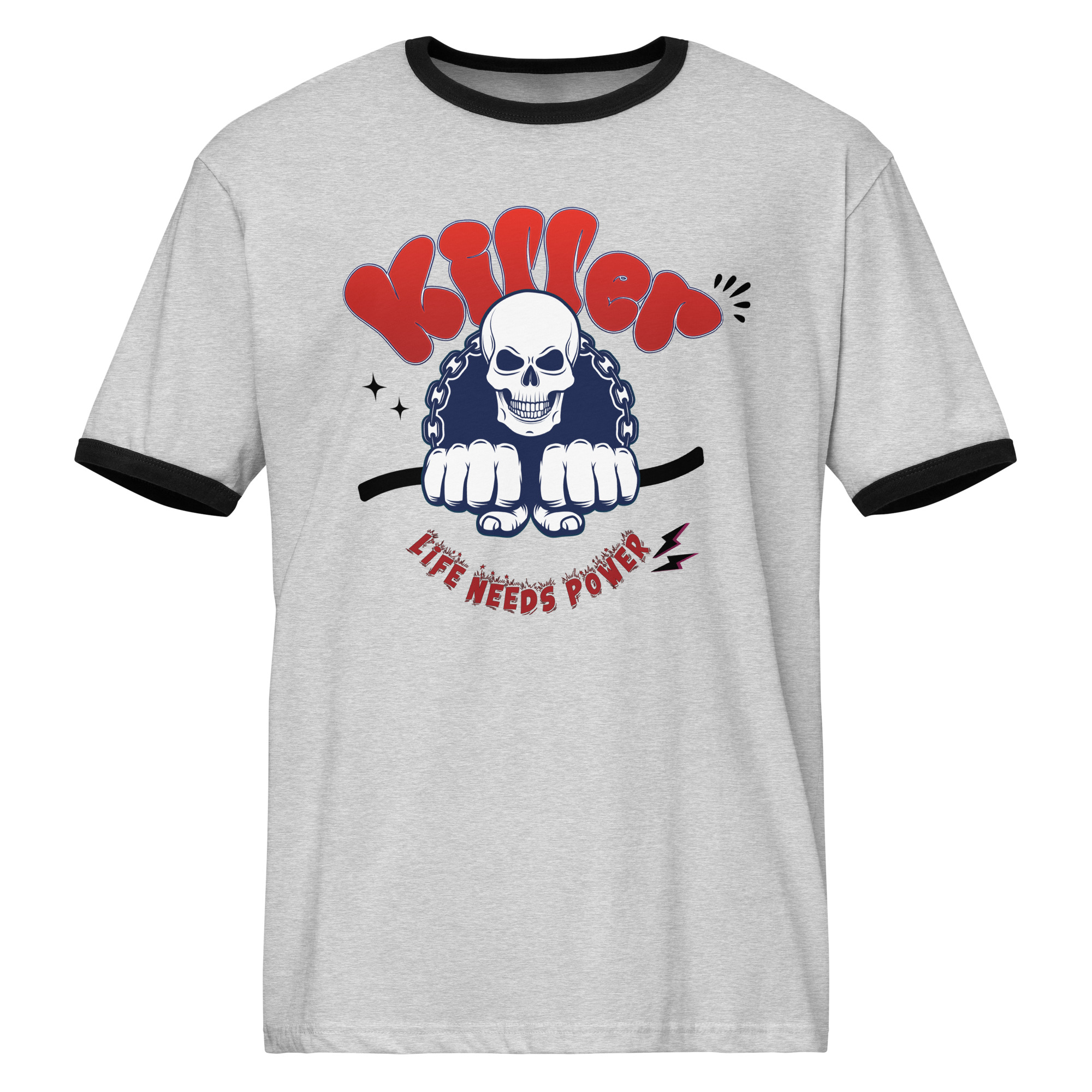 Skull of Power Ringer T-Shirt | P0409202502F | 2509202501