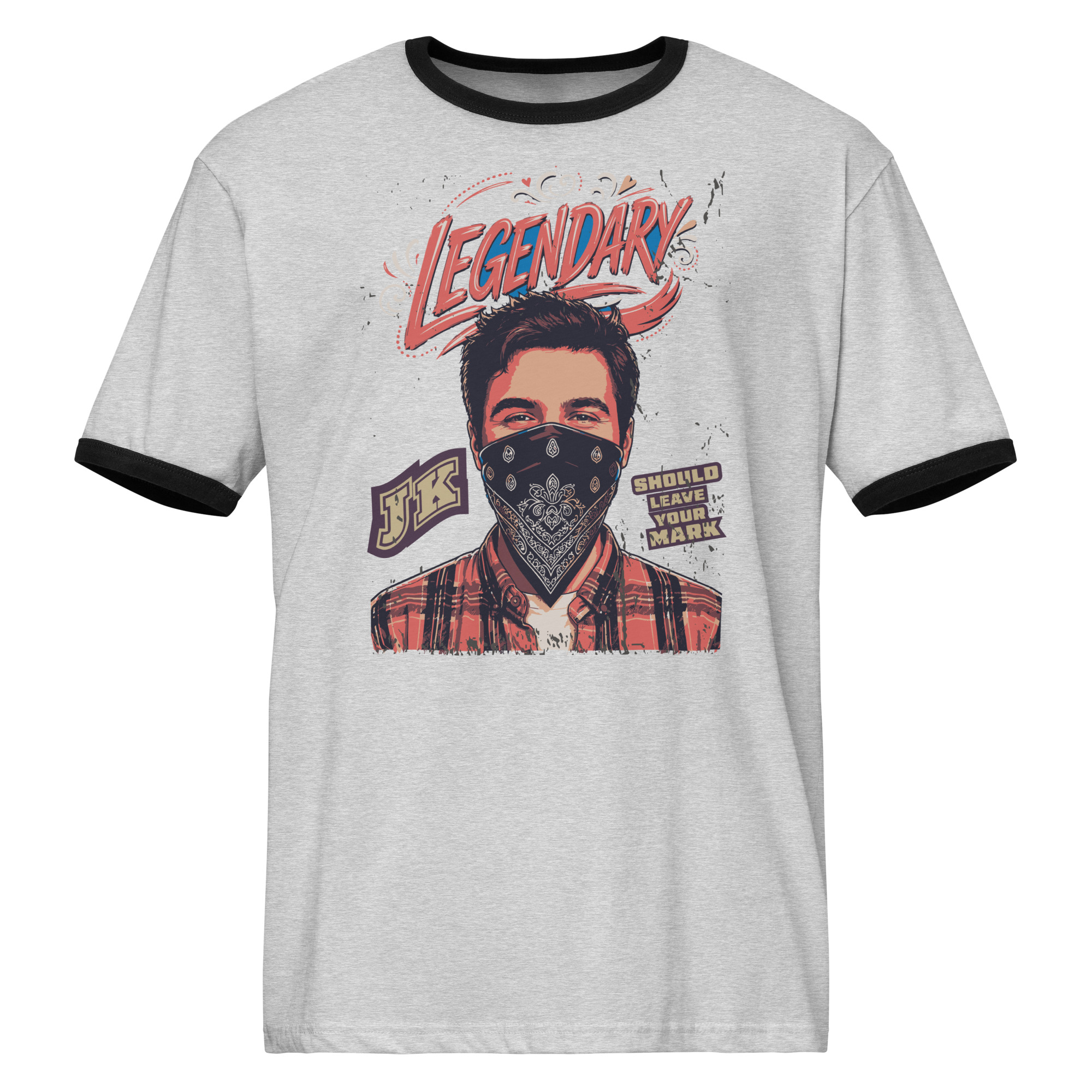 Gaiter your photo Ringer T-Shirt | P0409202502F | 0308202601 - Image 2
