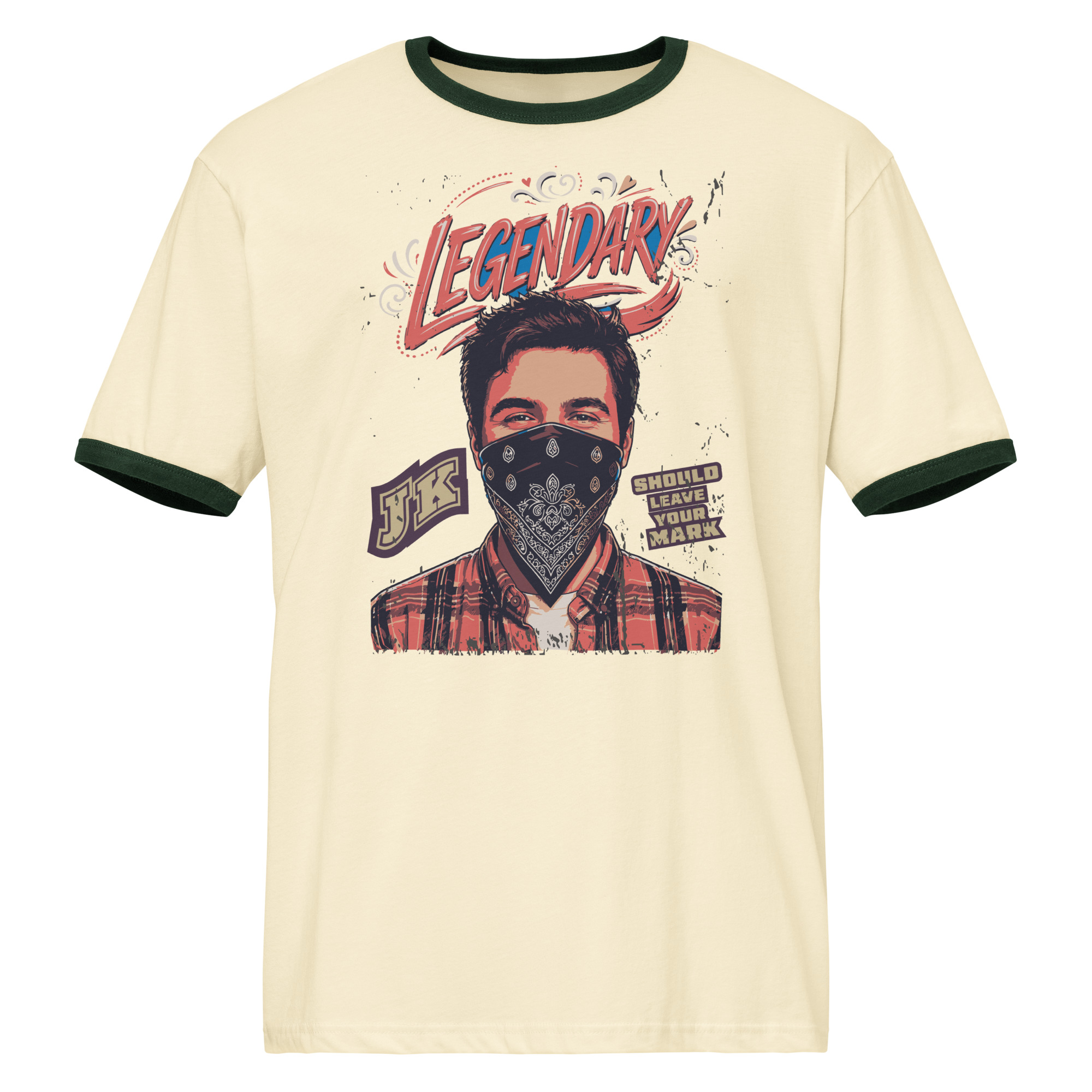 Gaiter your photo Ringer T-Shirt | P0409202502F | 0308202601 - Image 3
