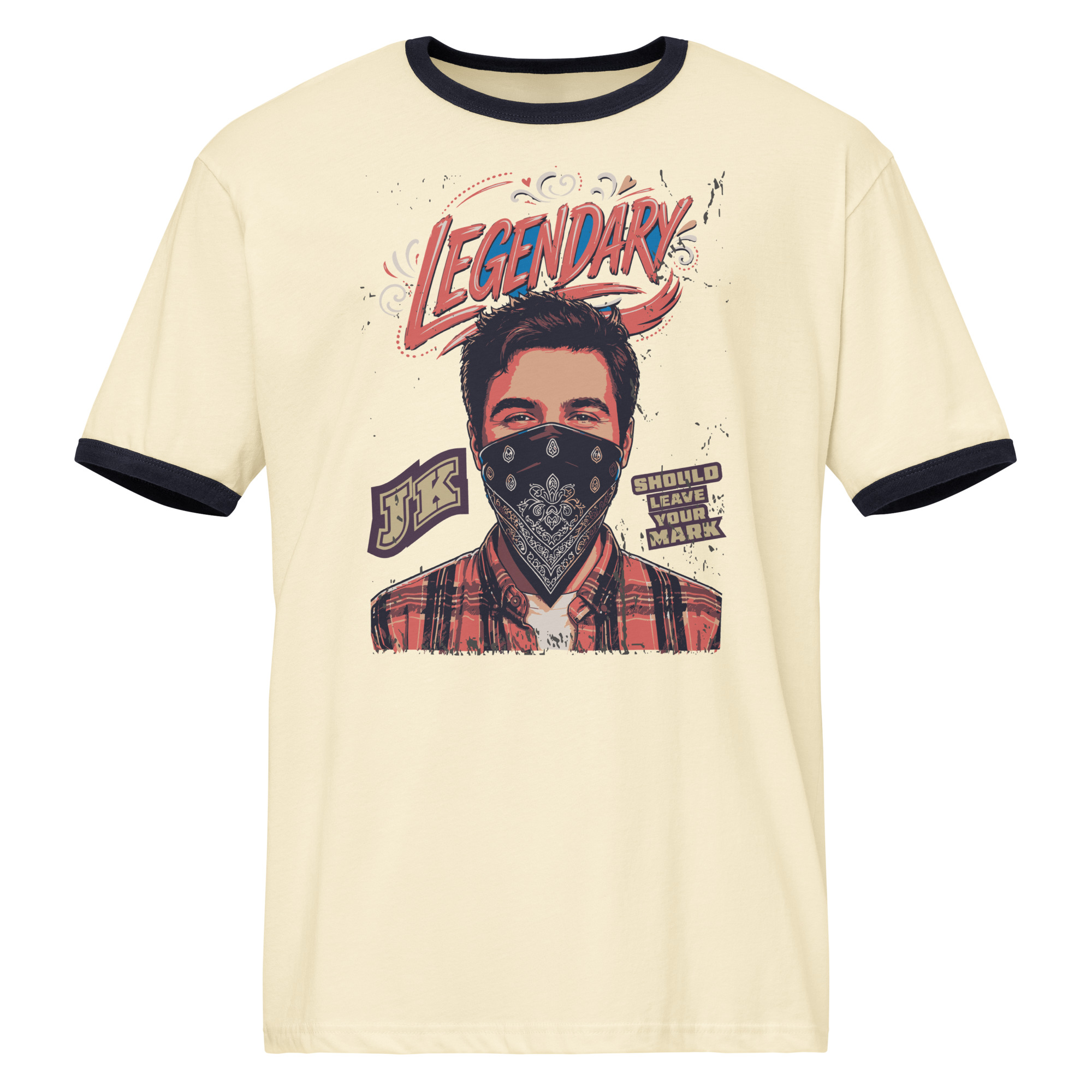 Gaiter your photo Ringer T-Shirt | P0409202502F | 0308202601 - Image 4