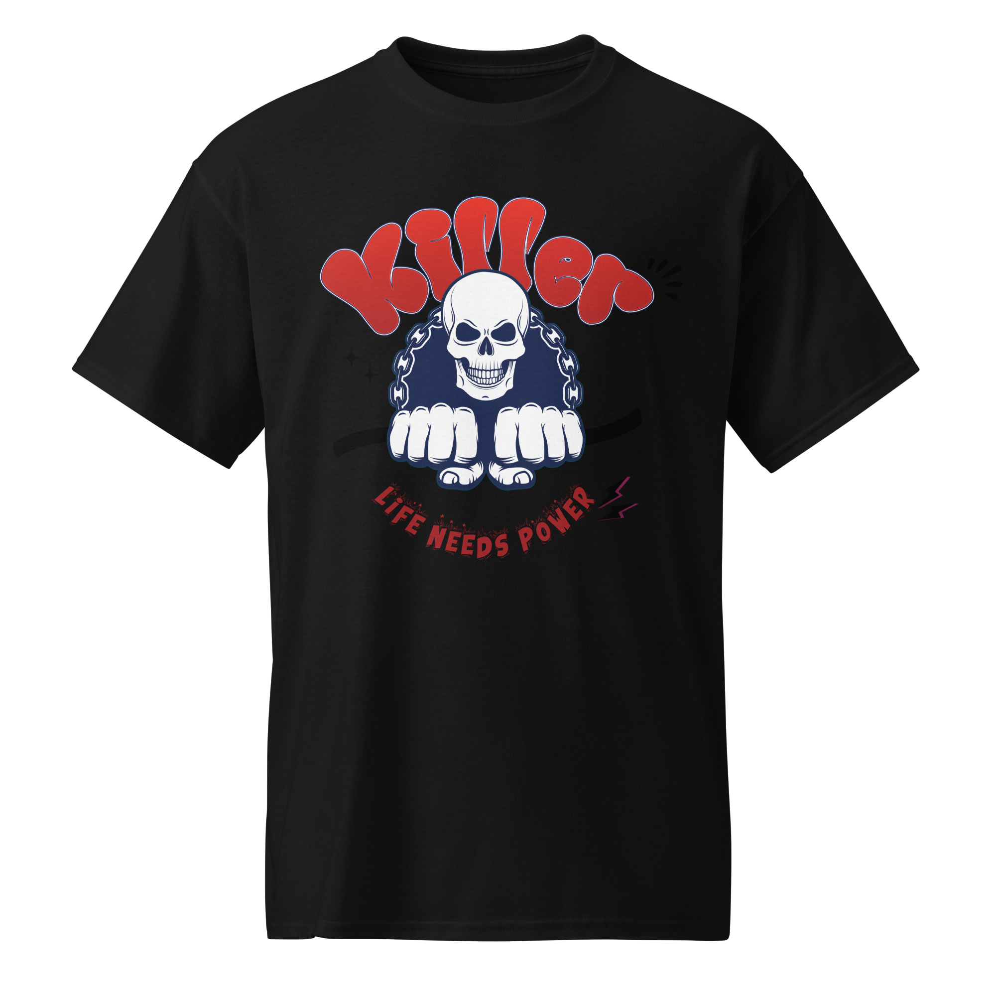 Skull of Power Sports Tee DryBlend® T-Shirt T-Shirt | P2004202505F | 2509202501 - Image 4