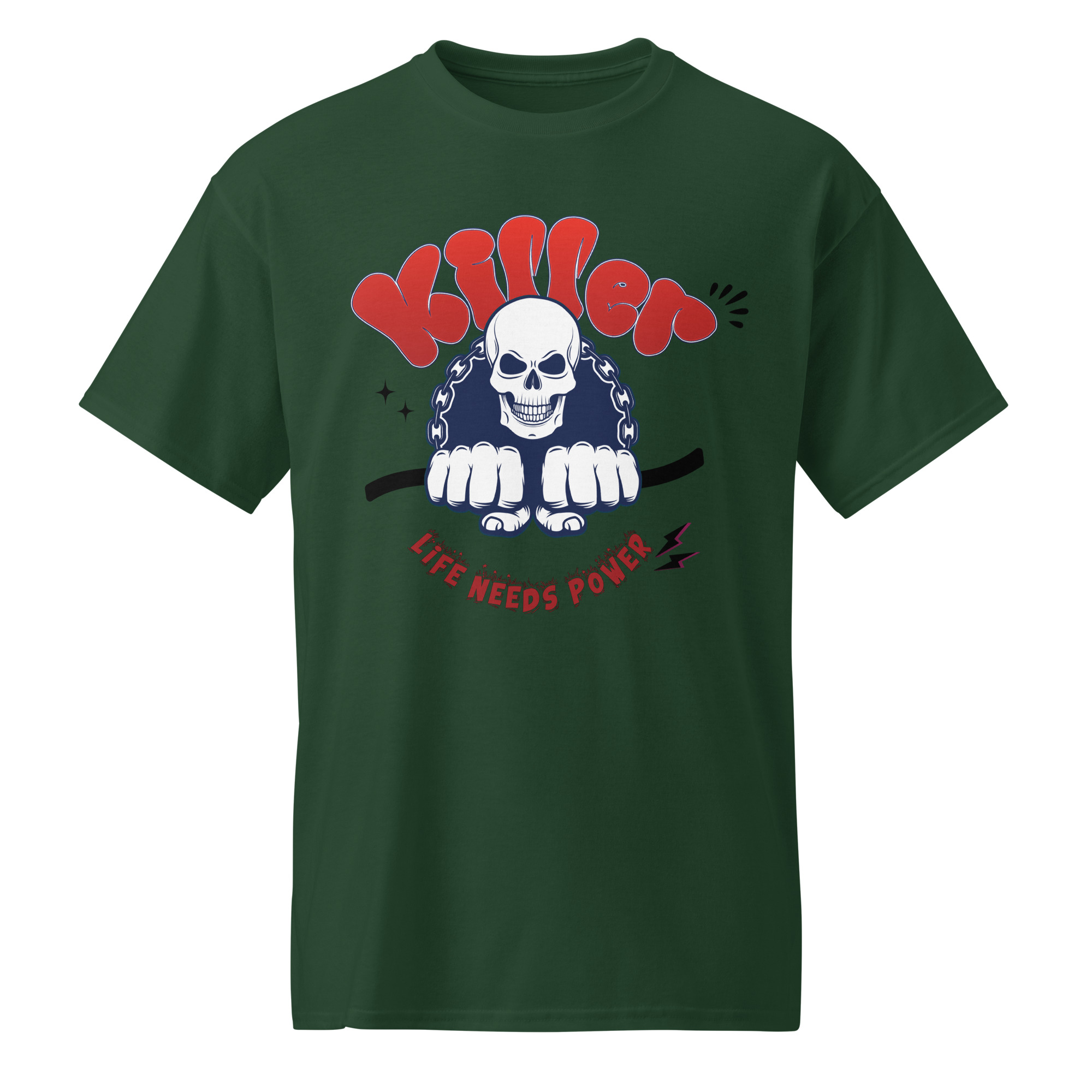 Skull of Power Sports Tee DryBlend® T-Shirt T-Shirt | P2004202505F | 2509202501 - Image 7