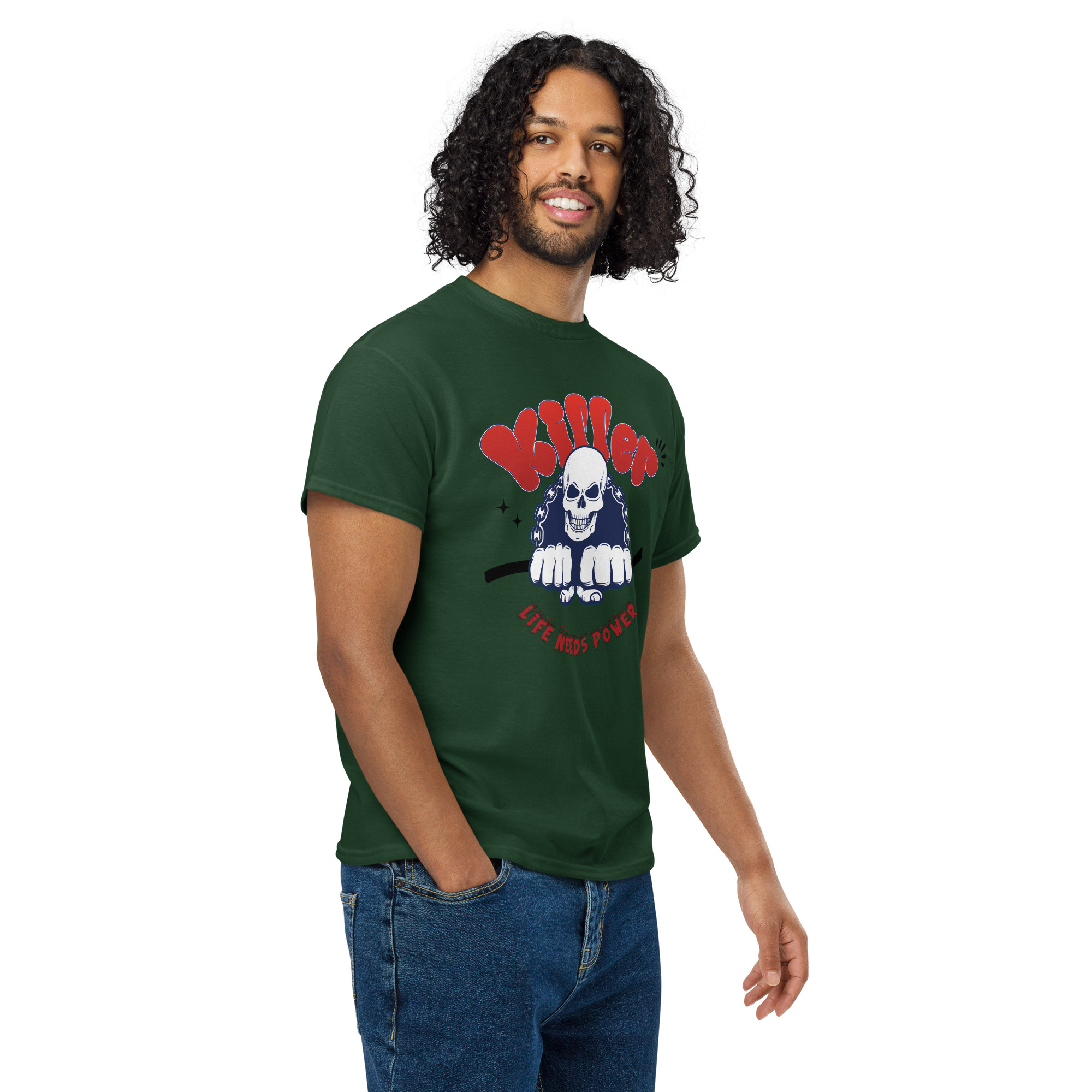 Skull of Power Sports Tee DryBlend® T-Shirt T-Shirt | P2004202505F | 2509202501 - Image 2