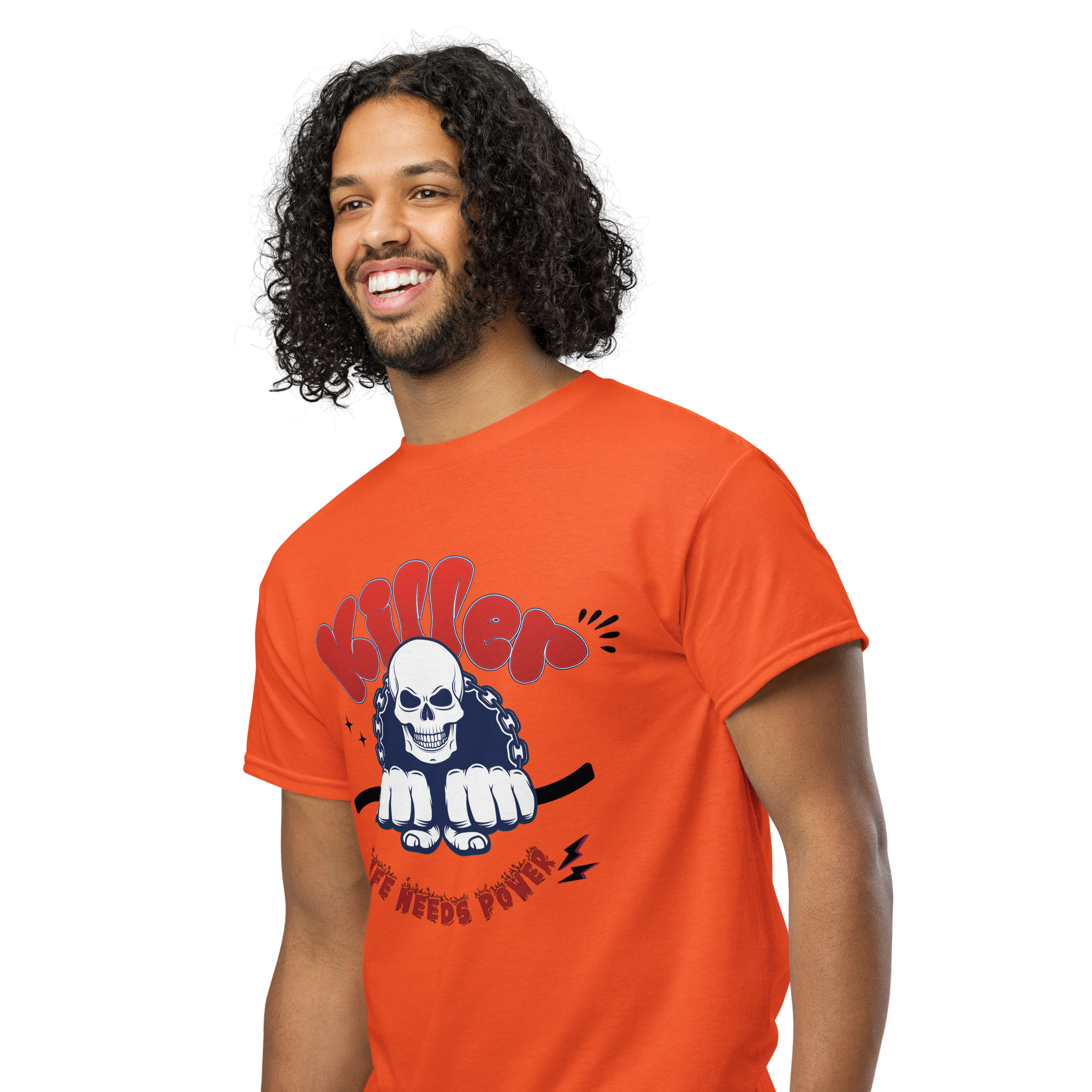 Skull of Power Sports Tee DryBlend® T-Shirt T-Shirt | P2004202505F | 2509202501 - Image 3