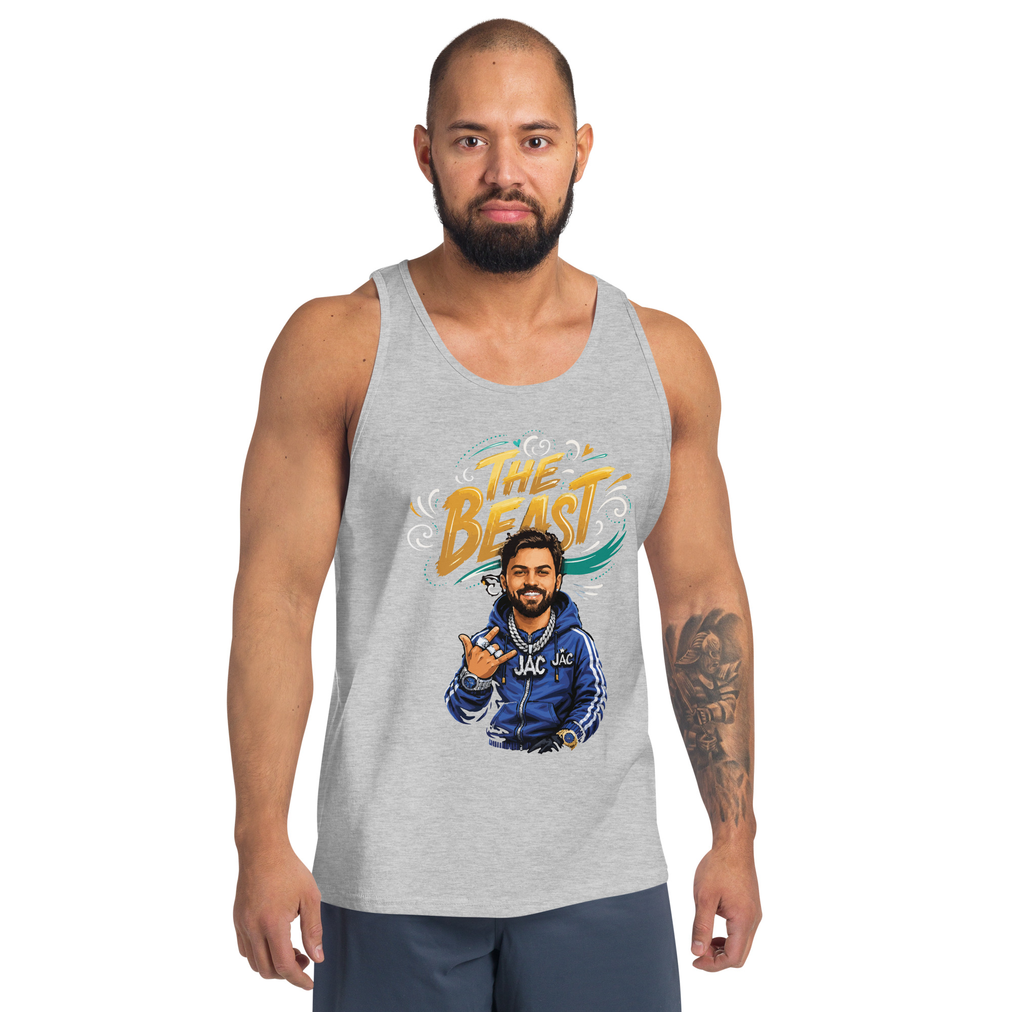 Rapper your Photo Staple Tank Top | Bella + Canvas 3480 | P2104202512F - Image 5