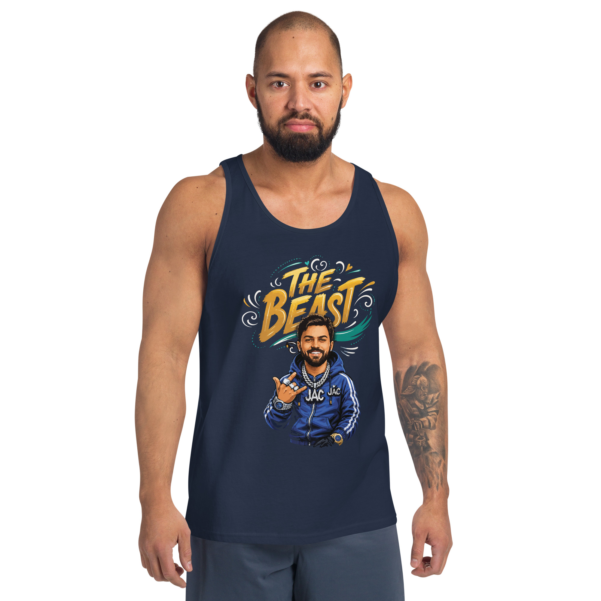 Rapper your Photo Staple Tank Top | Bella + Canvas 3480 | P2104202512F