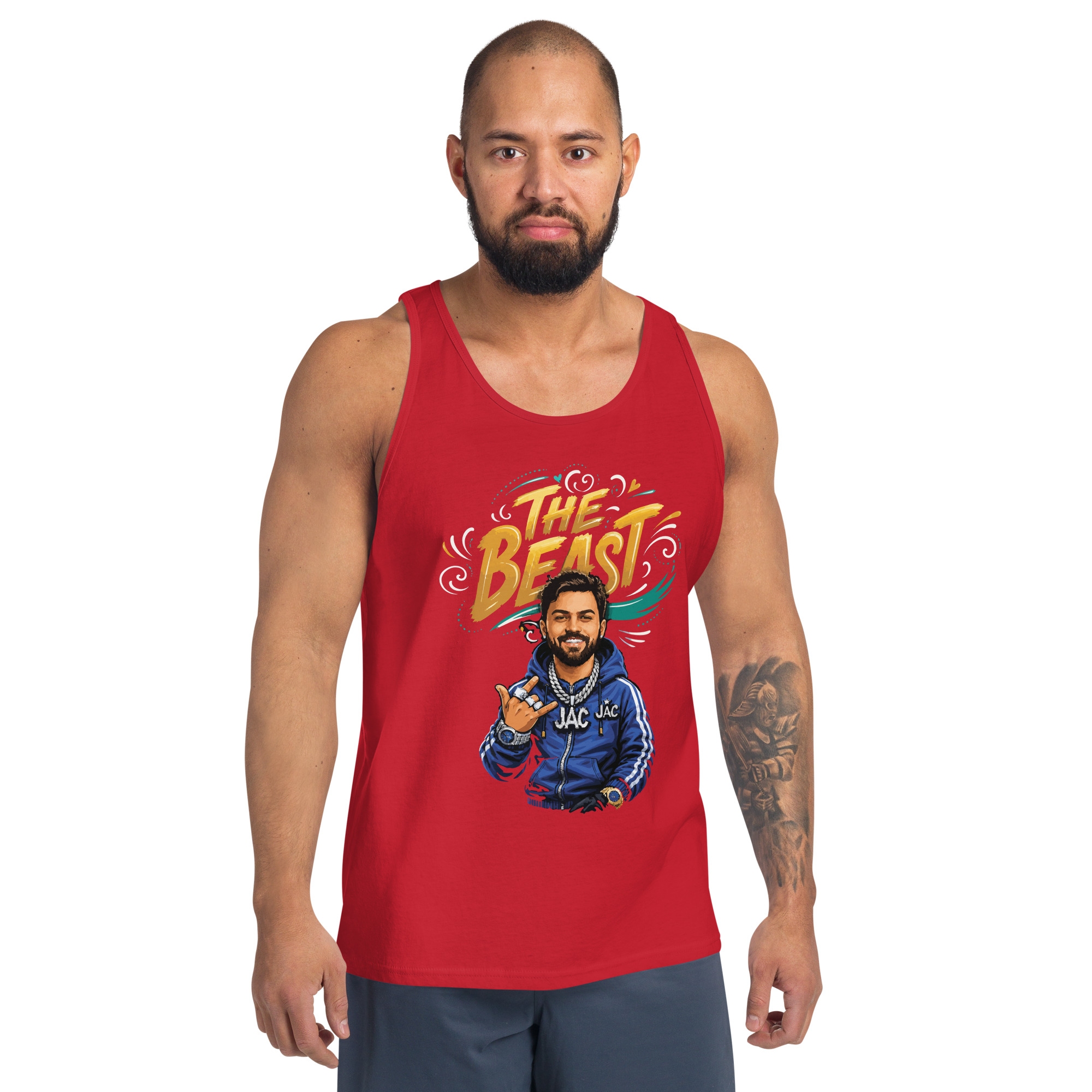 Rapper your Photo Staple Tank Top | Bella + Canvas 3480 | P2104202512F - Image 3