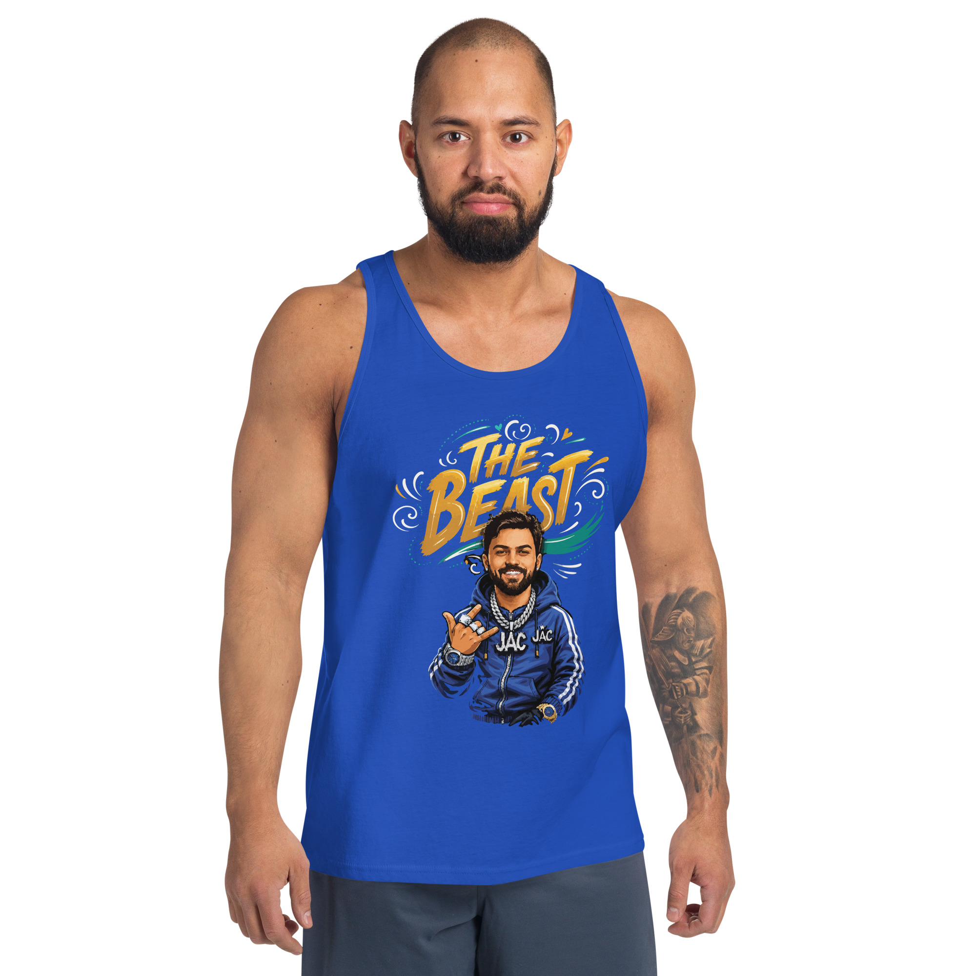 Rapper your Photo Staple Tank Top | Bella + Canvas 3480 | P2104202512F - Image 4
