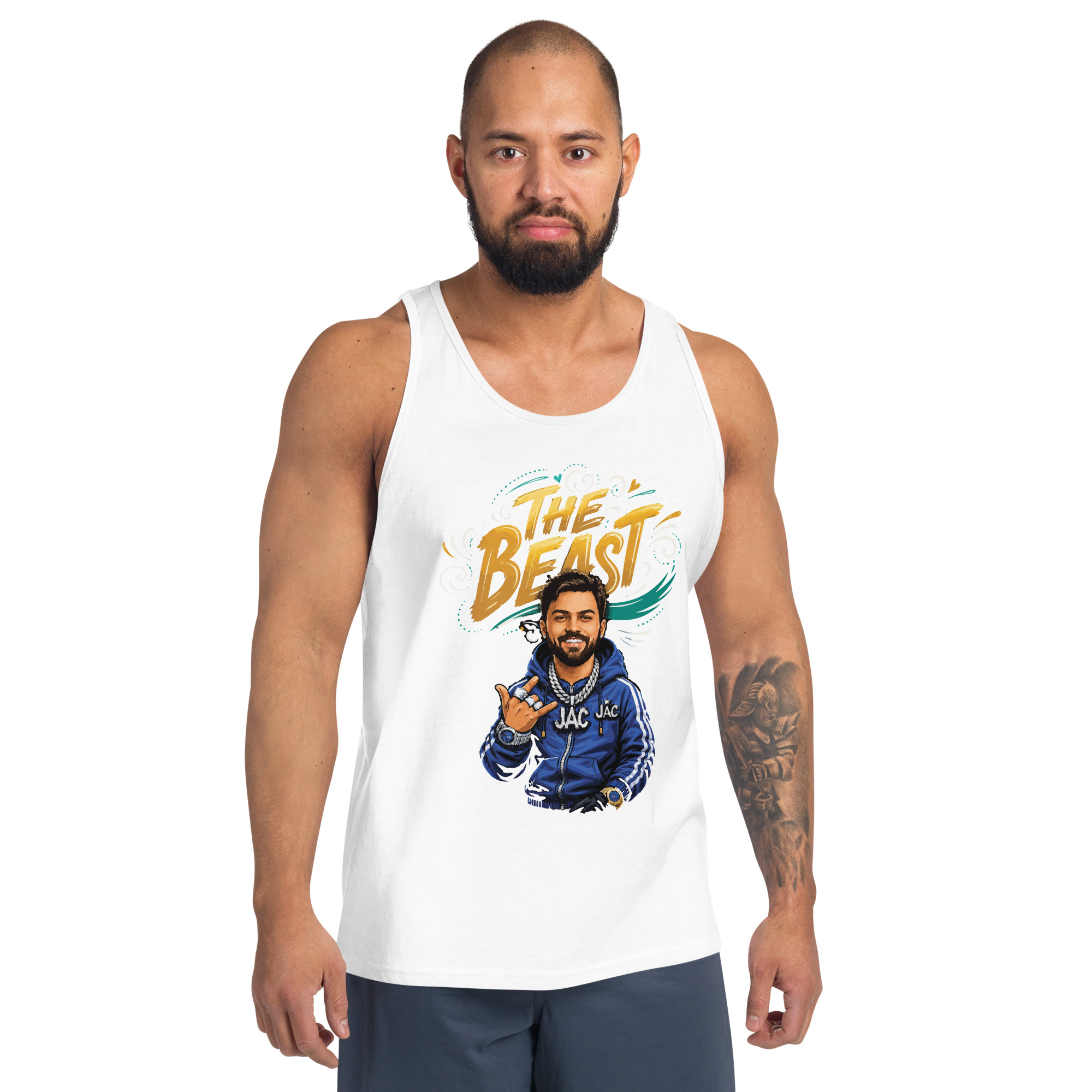 Rapper your Photo Staple Tank Top | Bella + Canvas 3480 | P2104202512F - Image 6