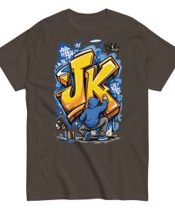 Graffiti your initial Classic T-Shirt | P0804202501F | 2506202601 - Image 4