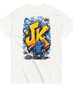 Graffiti your initial Classic T-Shirt | P0804202501F | 2506202601 - Image 7