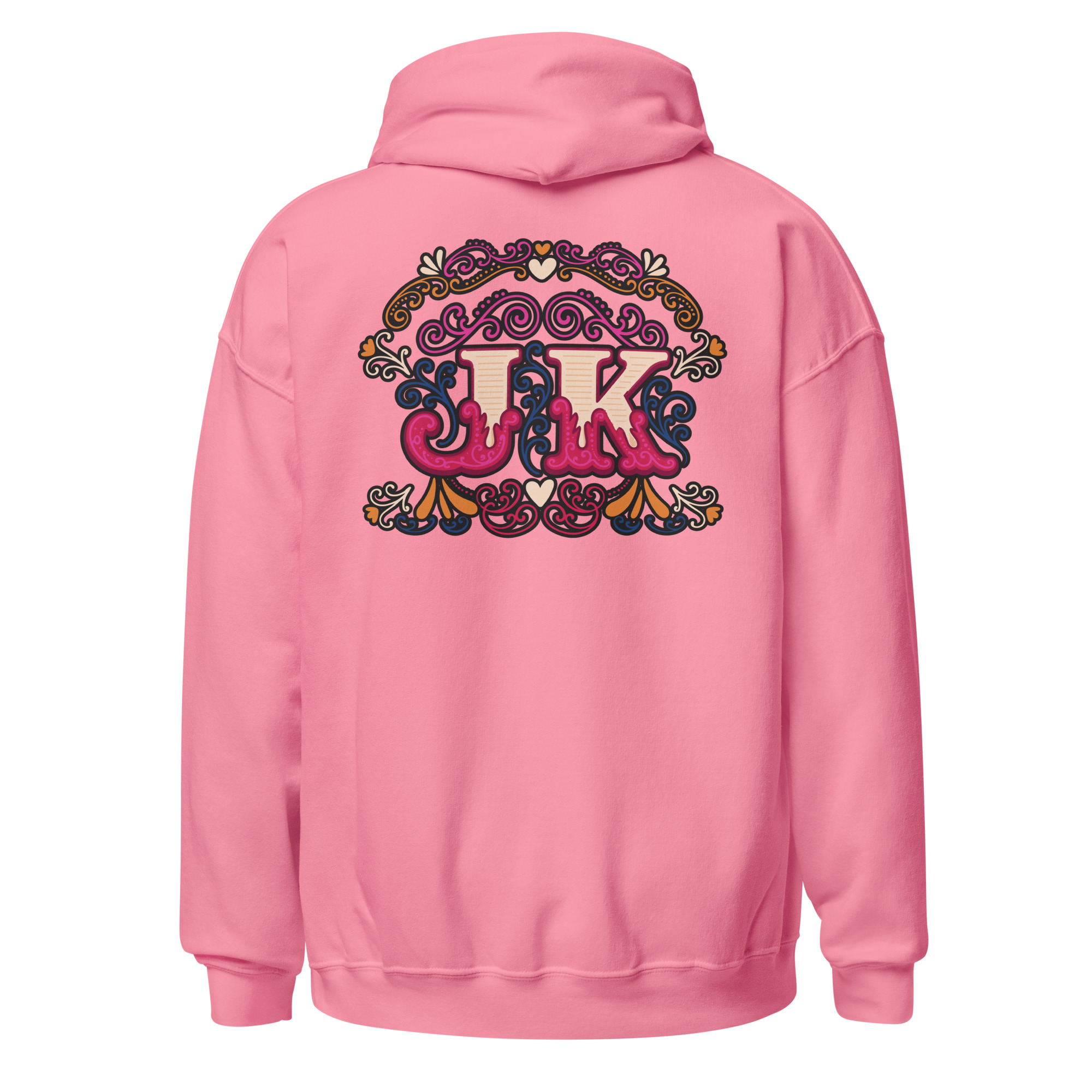 Vintage Style Initial Heavy Blend Hoodie | P1704202501F | 0706202602 - Image 20