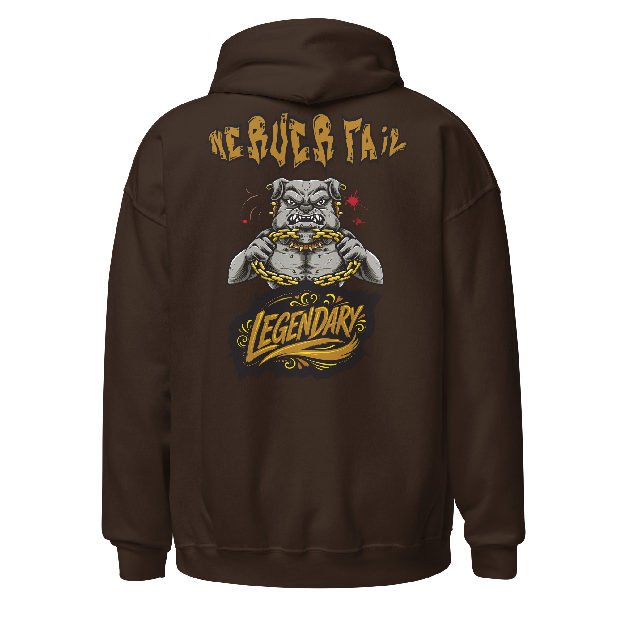 Bulldog Nickname Heavy Blend Hoodie | P1704202501F | 2107202601 - Image 3