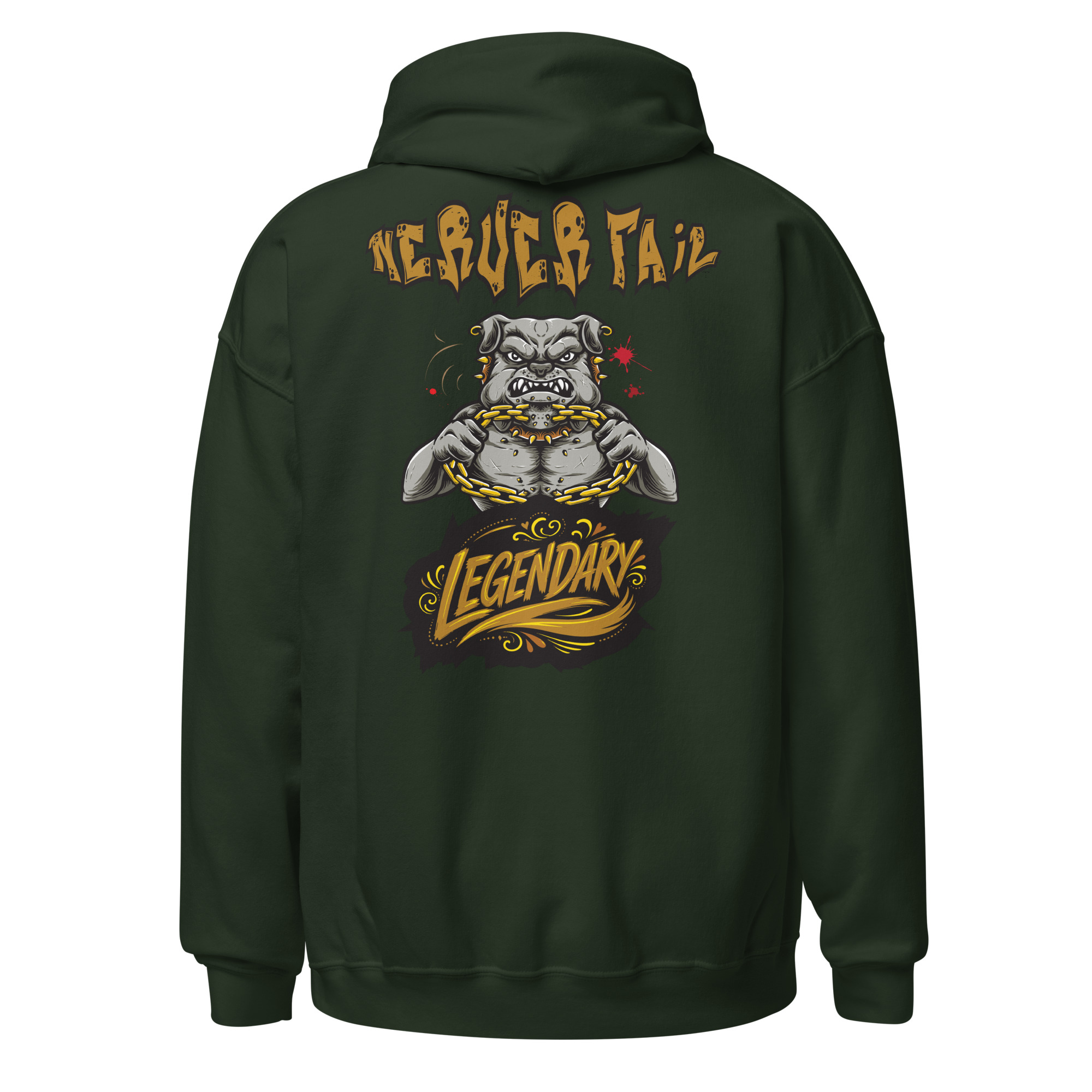 Bulldog Nickname Heavy Blend Hoodie | P1704202501F | 2107202601 - Image 4
