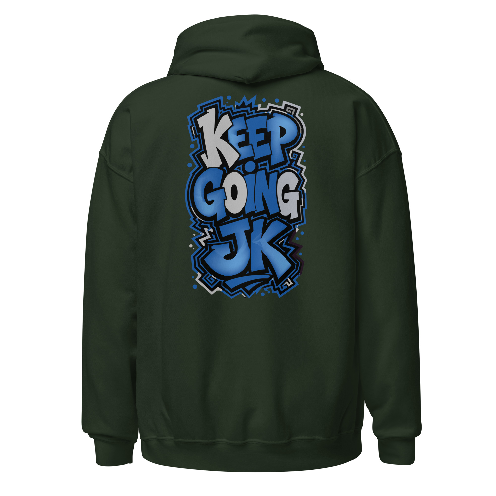 Bold Graffiti Style Typographic Heavy Blend Hoodie | P1704202501F | 1307202601 - Image 7