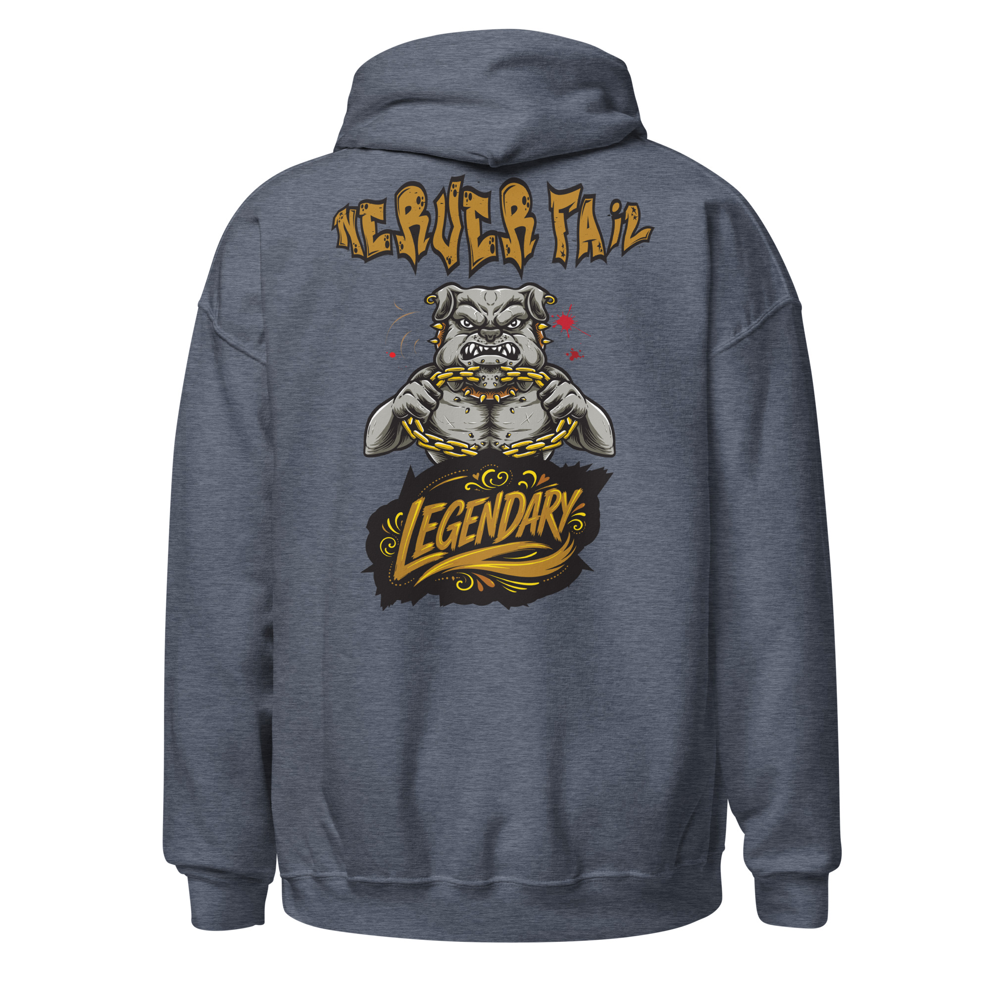 Bulldog Nickname Heavy Blend Hoodie | P1704202501F | 2107202601 - Image 7
