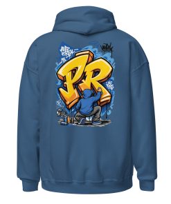 Graffiti your initial Heavy Blend Hoodie | P1704202501F | 2506202601 - Image 7
