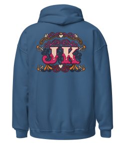 Vintage Style Initial Heavy Blend Hoodie | P1704202501F | 0706202602 - Image 9