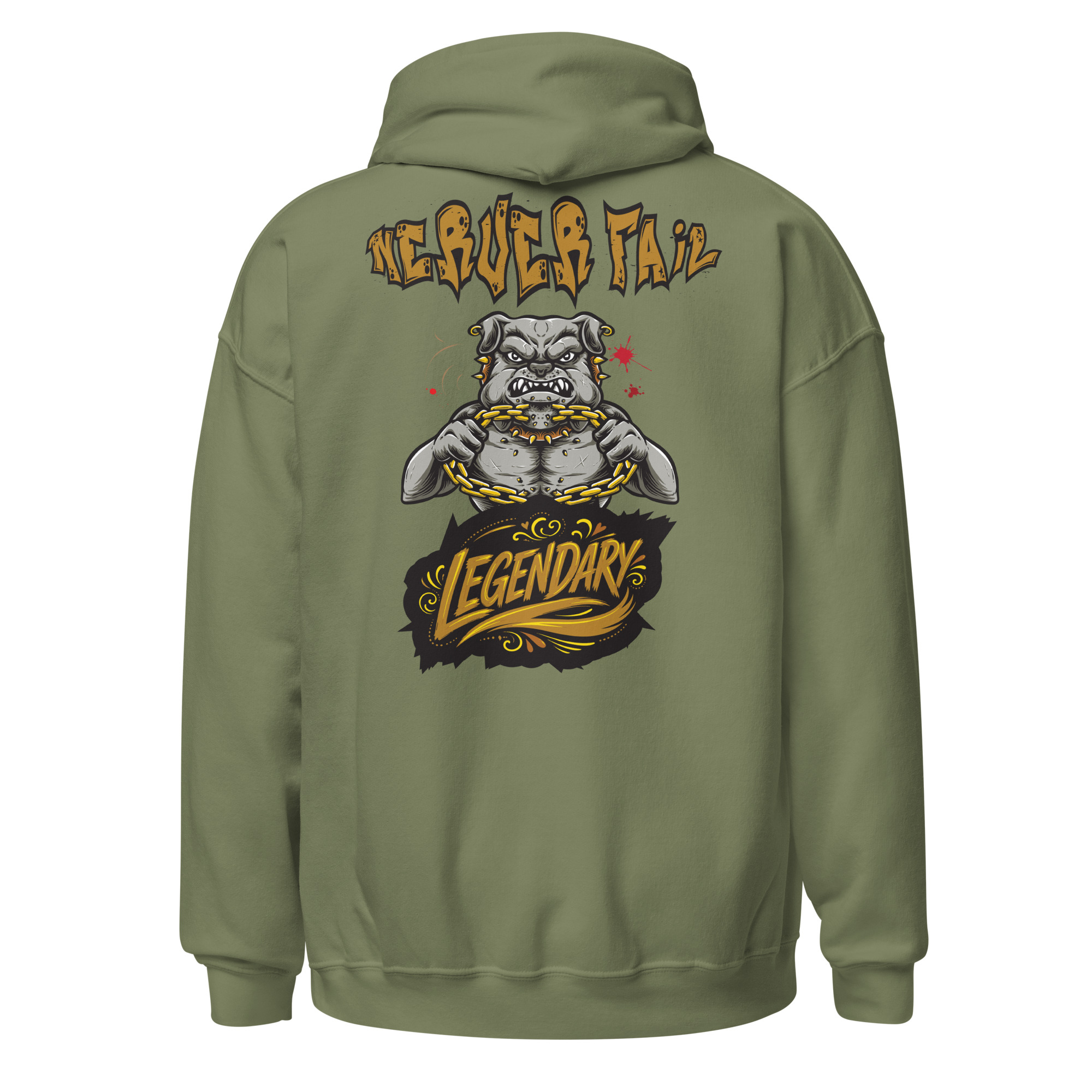 Bulldog Nickname Heavy Blend Hoodie | P1704202501F | 2107202601 - Image 8