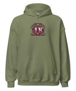 Vintage Style Initial Heavy Blend Hoodie | P1704202501F | 0706202602 - Image 14