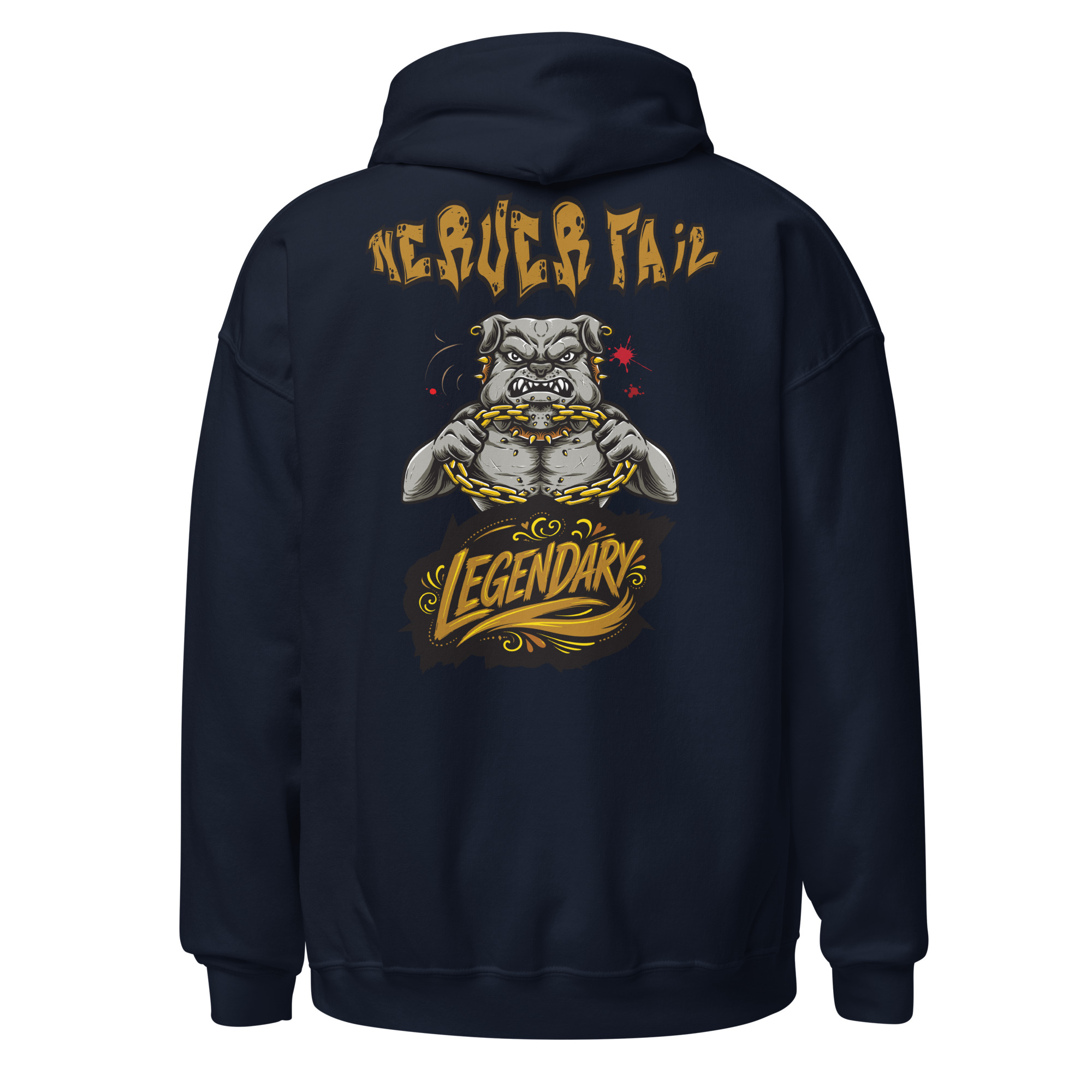 Bulldog Nickname Heavy Blend Hoodie | P1704202501F | 2107202601 - Image 2