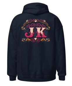 Vintage Style Initial Heavy Blend Hoodie | P1704202501F | 0706202602 - Image 5