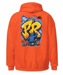 Graffiti your initial Heavy Blend Hoodie | P1704202501F | 2506202601 - Image 8