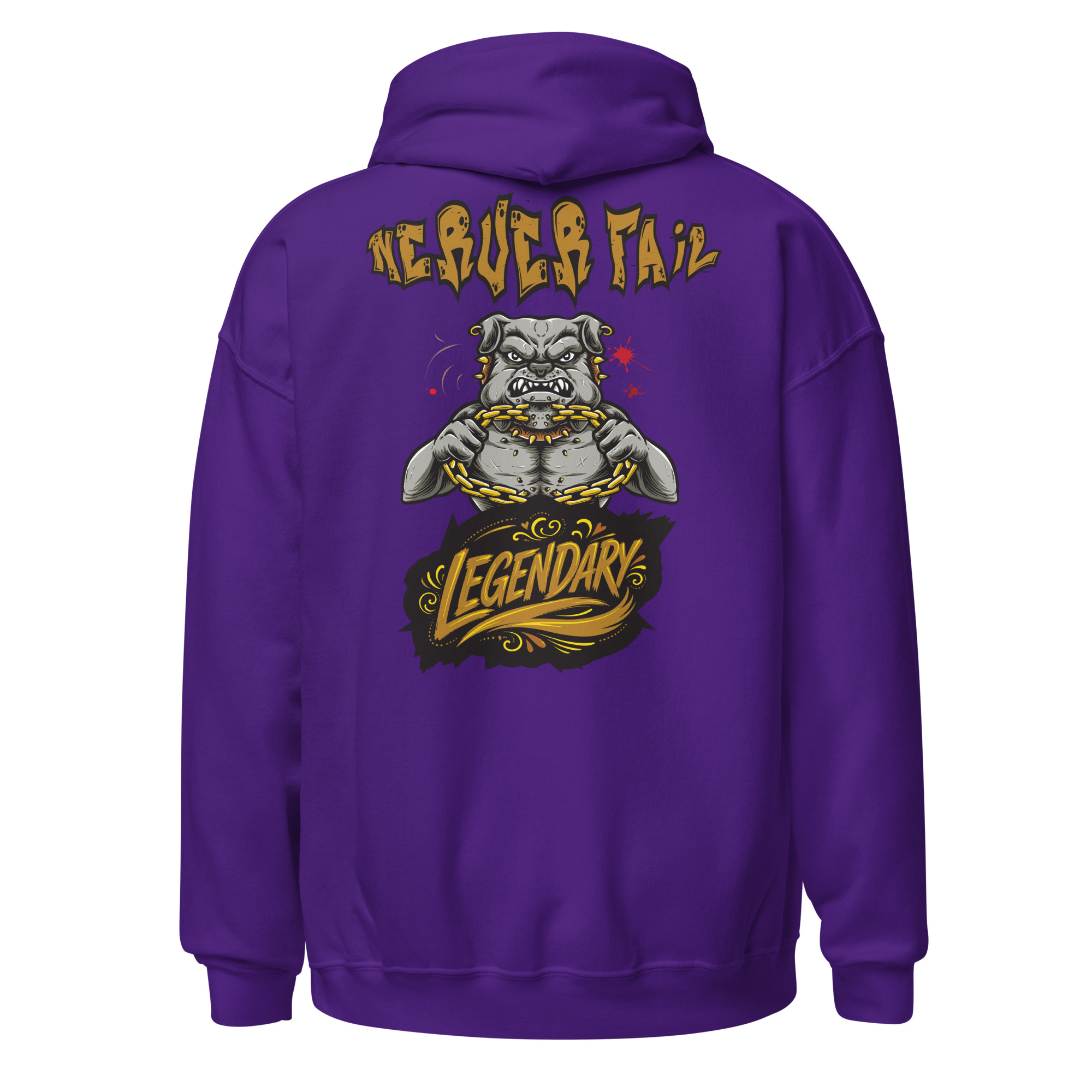 Bulldog Nickname Heavy Blend Hoodie | P1704202501F | 2107202601 - Image 5
