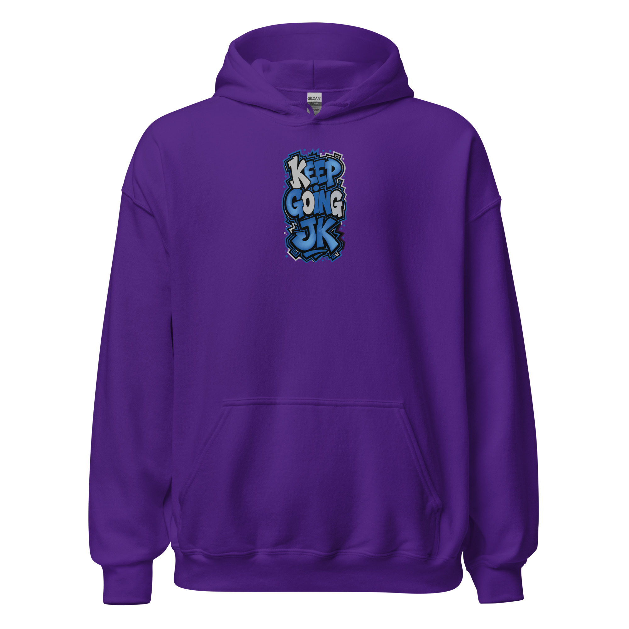 Bold Graffiti Style Typographic Heavy Blend Hoodie | P1704202501F | 1307202601 - Image 8