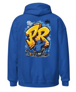 Graffiti your initial Heavy Blend Hoodie | P1704202501F | 2506202601 - Image 6
